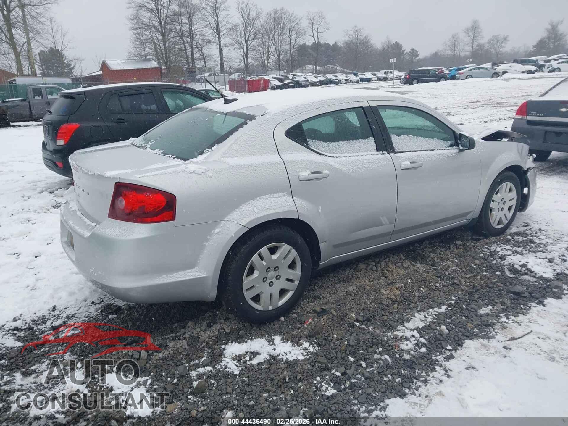 DODGE AVENGER 2012 - 1C3CDZAB2CN115118