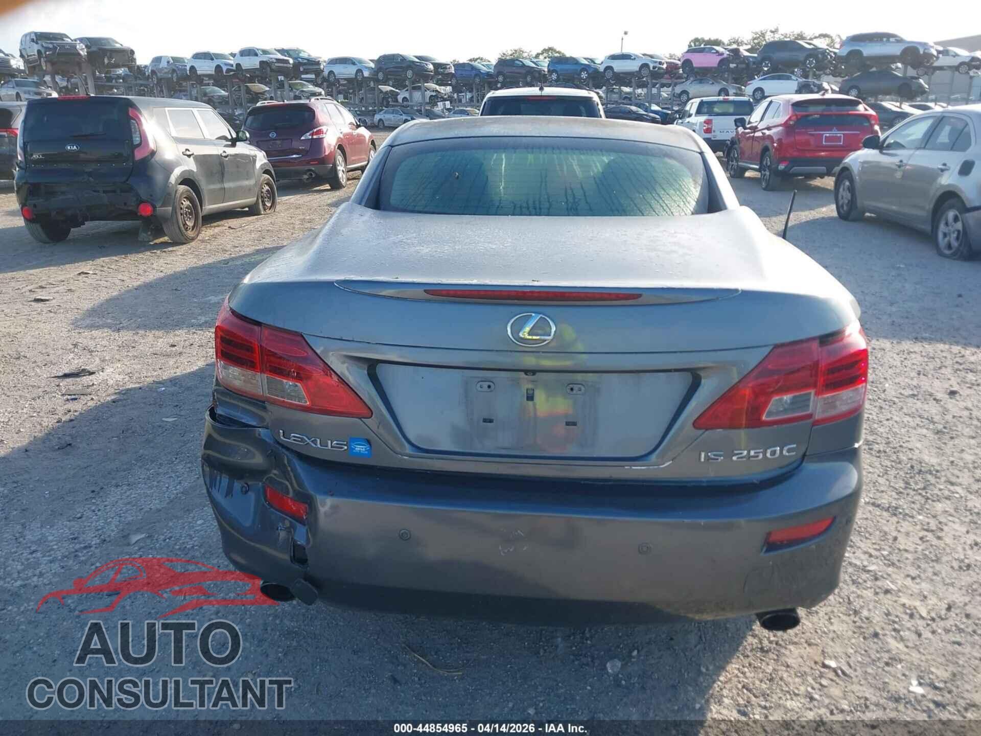 LEXUS IS 250C 2012 - JTHFF2C25C2521806
