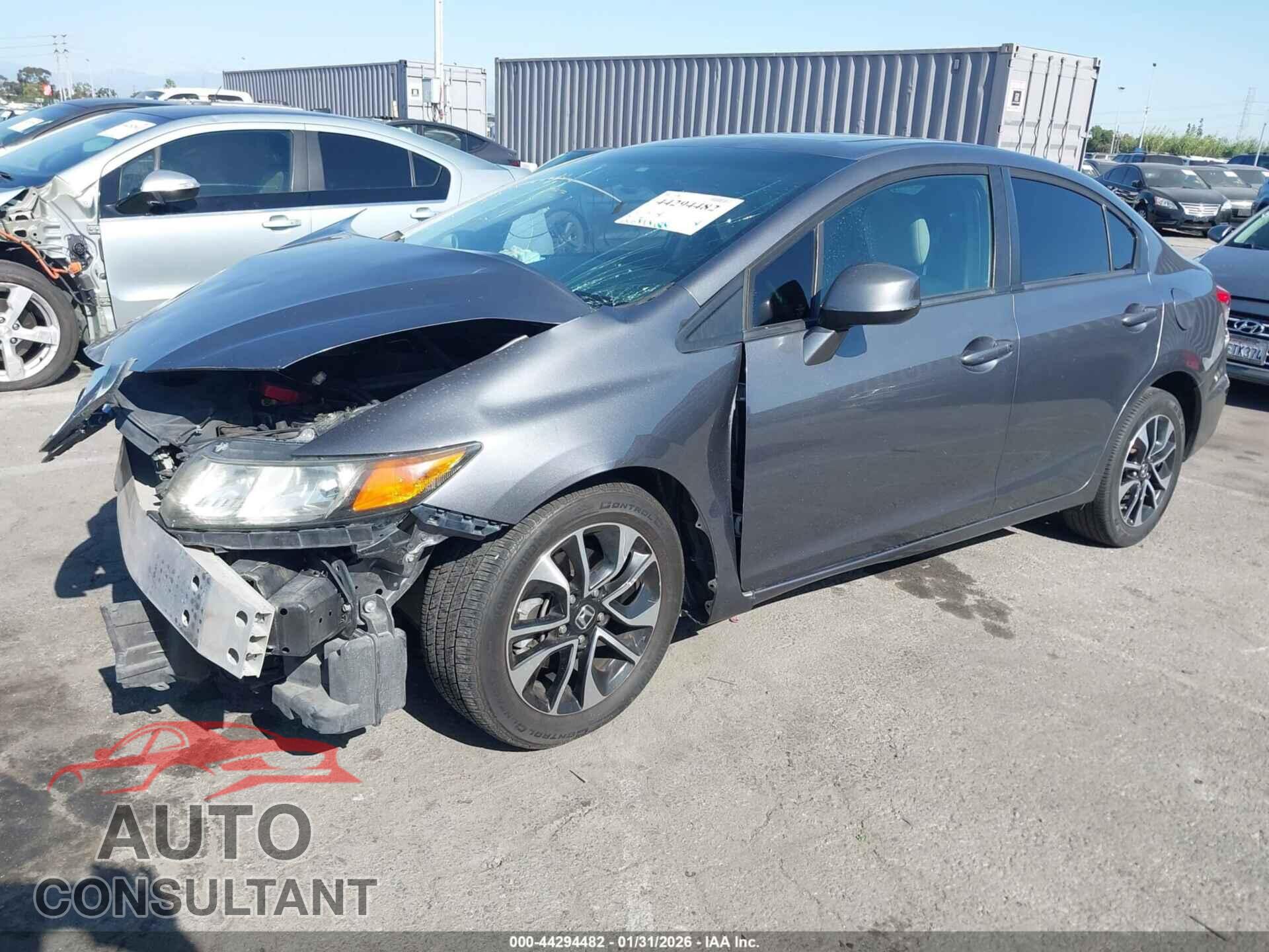 HONDA CIVIC 2013 - 19XFB2F88DE258759