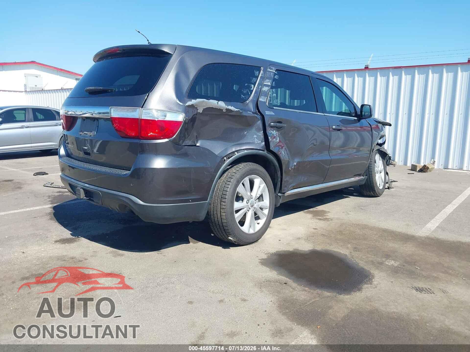 DODGE DURANGO 2013 - 1C4RDJAG3DC686942
