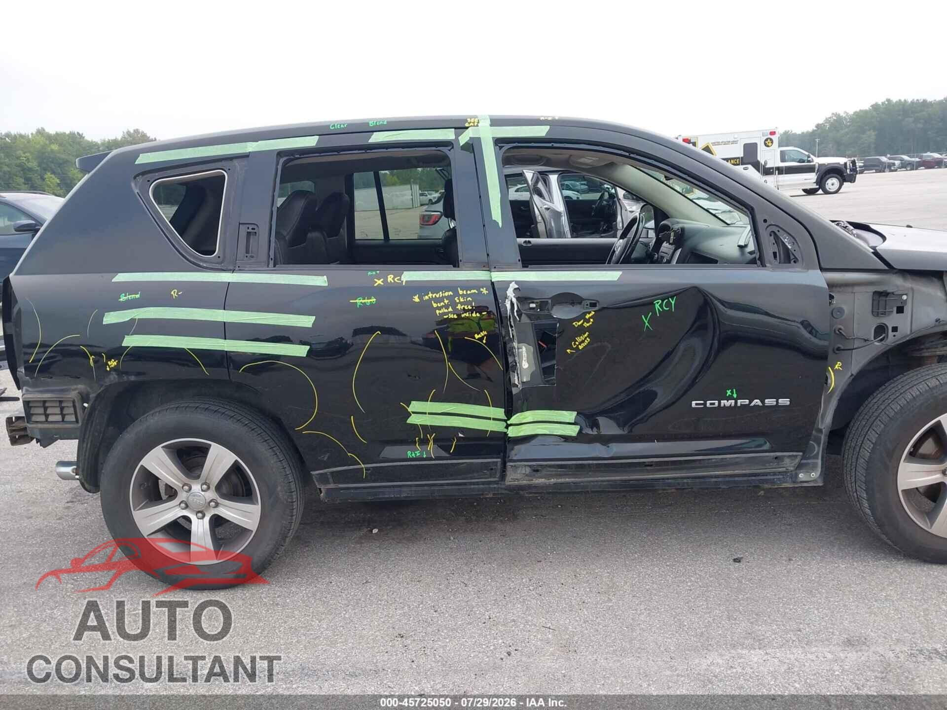 JEEP COMPASS 2017 - 1C4NJDEB0HD126934