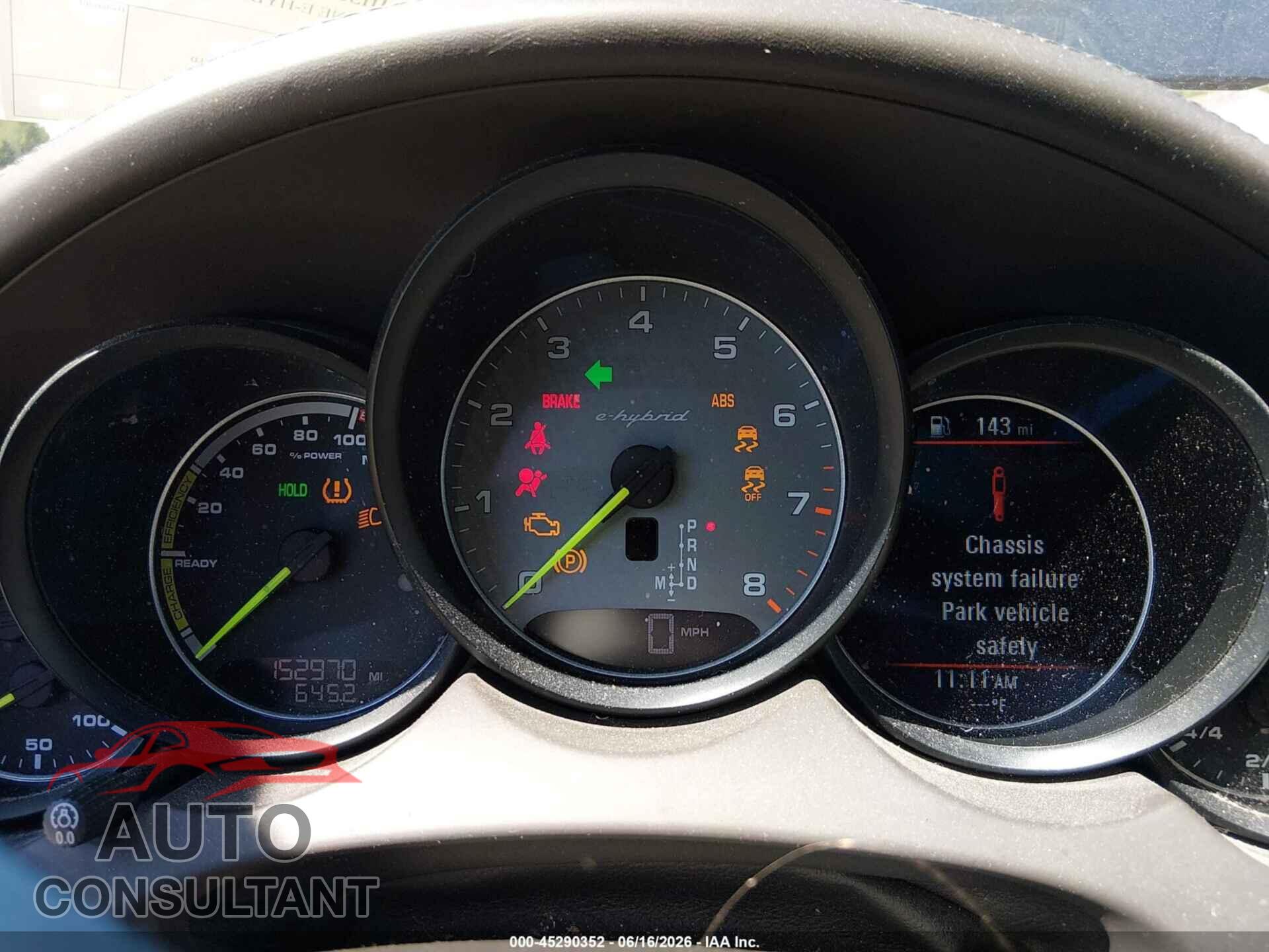 PORSCHE CAYENNE E-HYBRID 2017 - WP1AE2A25HLA75271