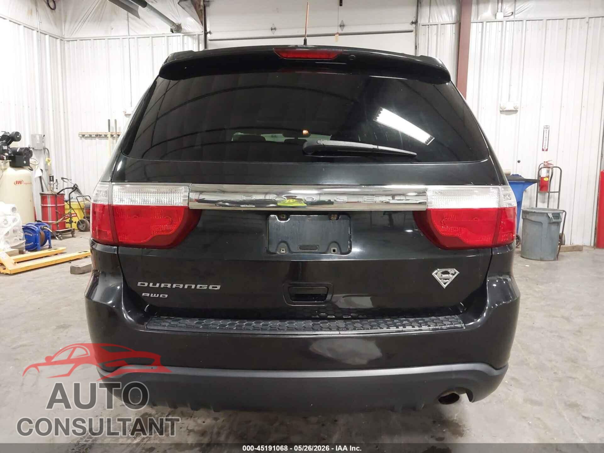 DODGE DURANGO 2012 - 1C4RDJAG3CC120892