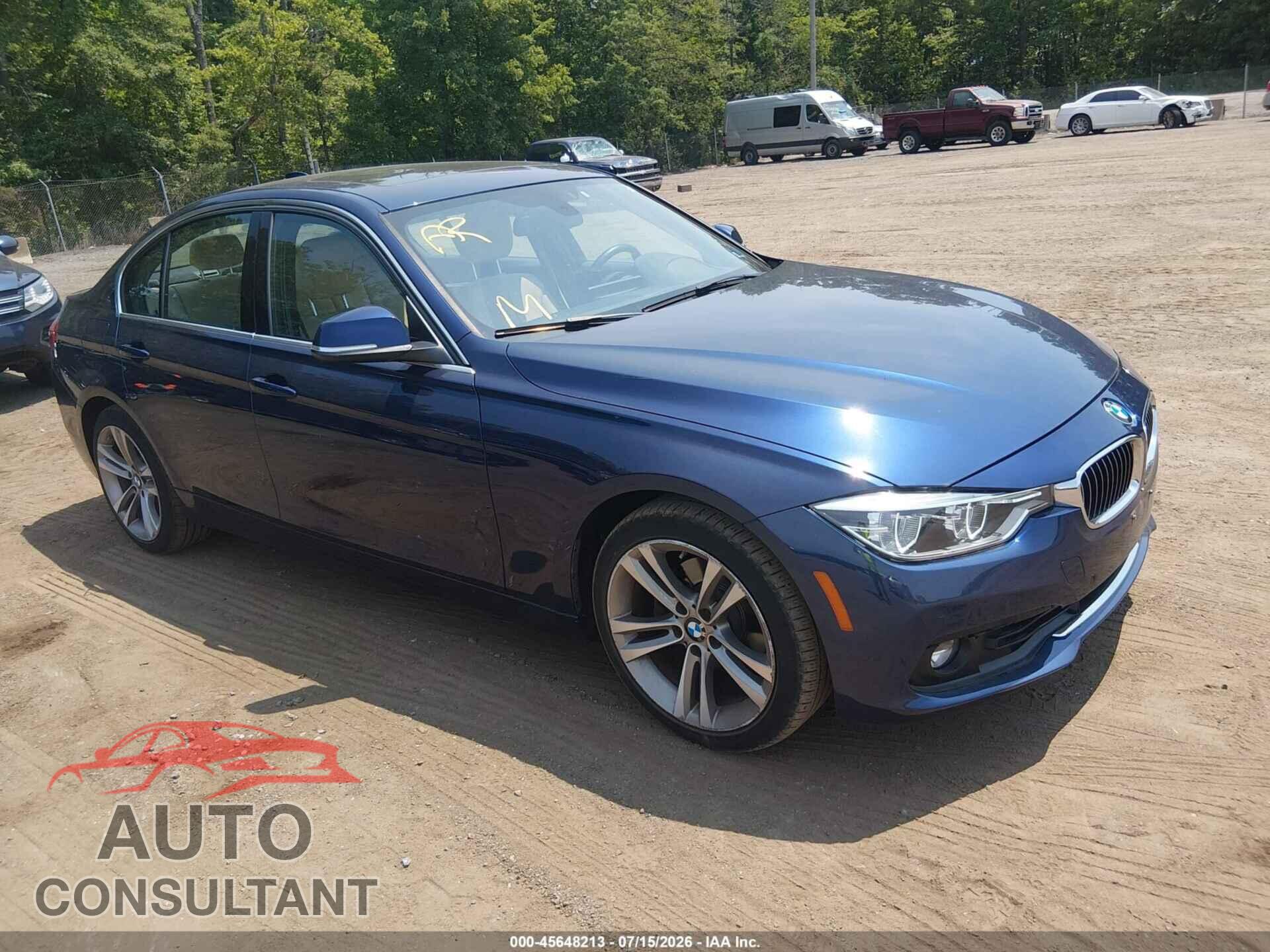 BMW 330I 2017 - WBA8D9G54HNT91548
