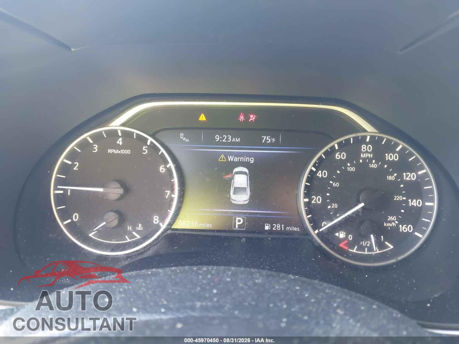 NISSAN MAXIMA 2017 - 1N4AA6AP2HC451172