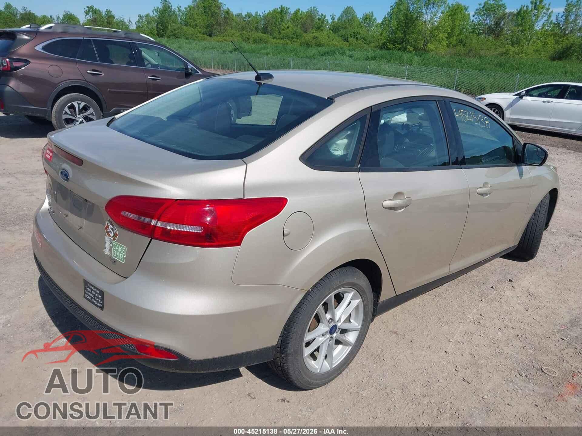 FORD FOCUS 2017 - 1FADP3F26HL335836