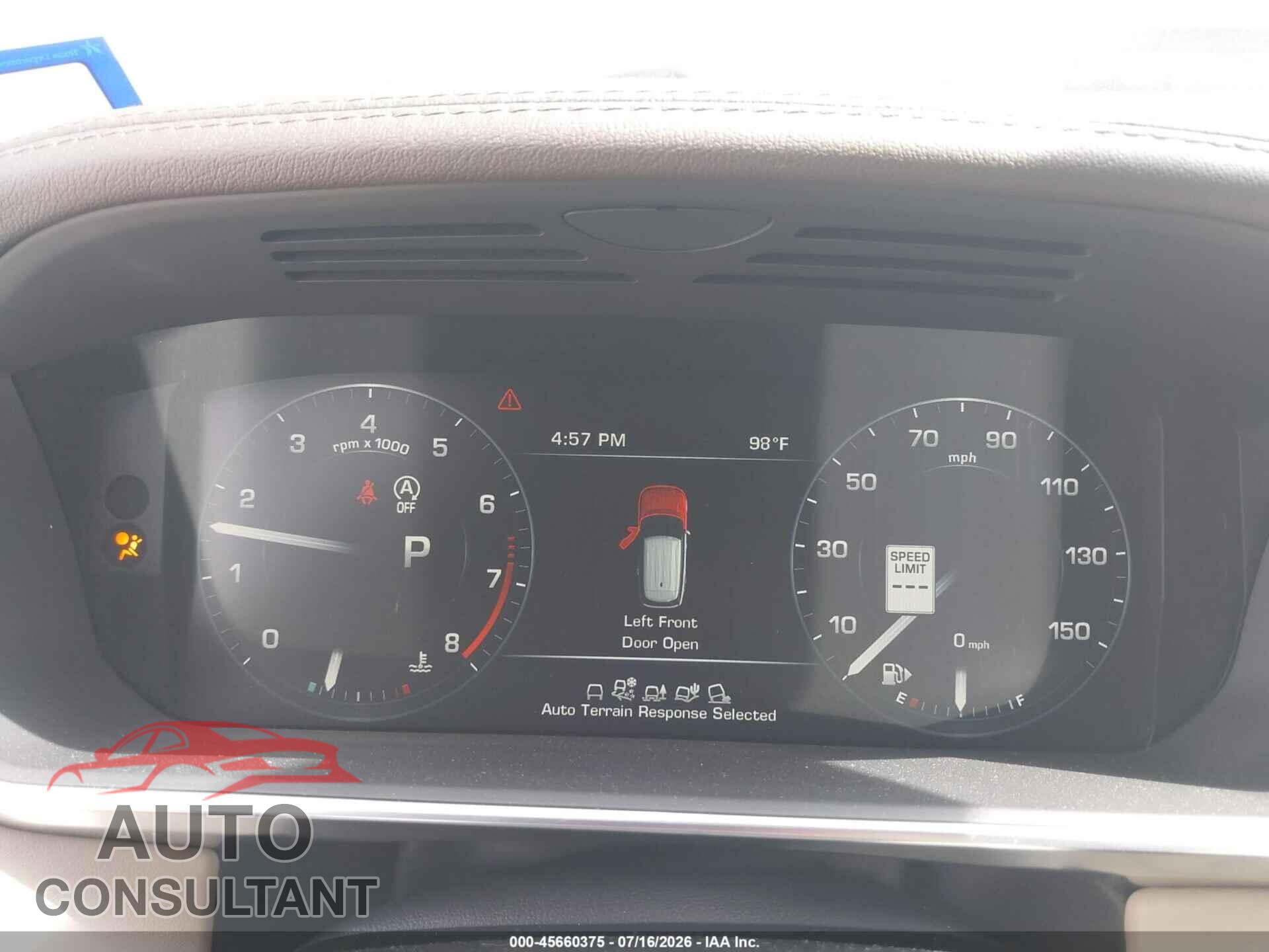 LAND ROVER RANGE ROVER 2015 - SALGS2VFXFA215446