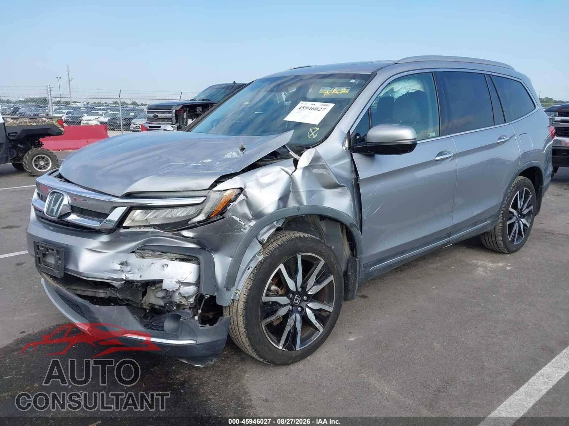 HONDA PILOT 2019 - 5FNYF6H09KB074952