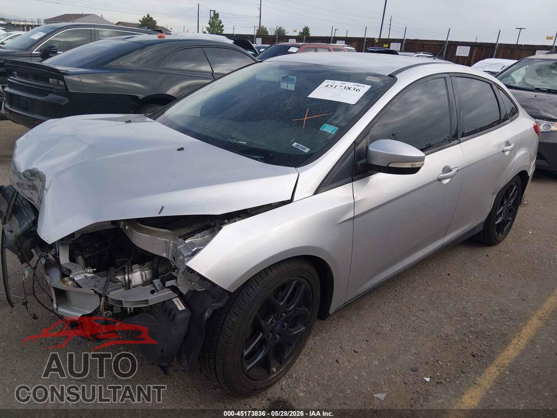 FORD FOCUS 2016 - 1FADP3F29GL332279