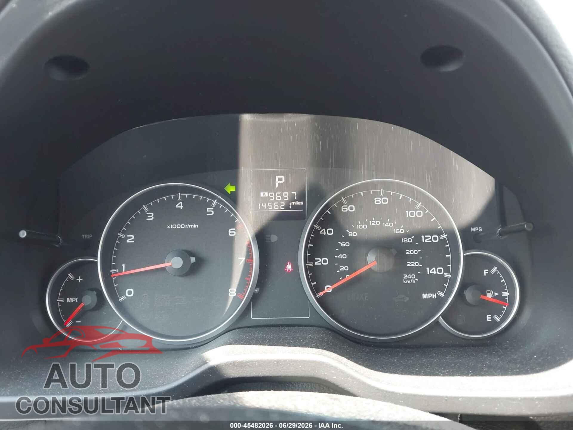 SUBARU LEGACY 2014 - 4S3BMBC61E3020899