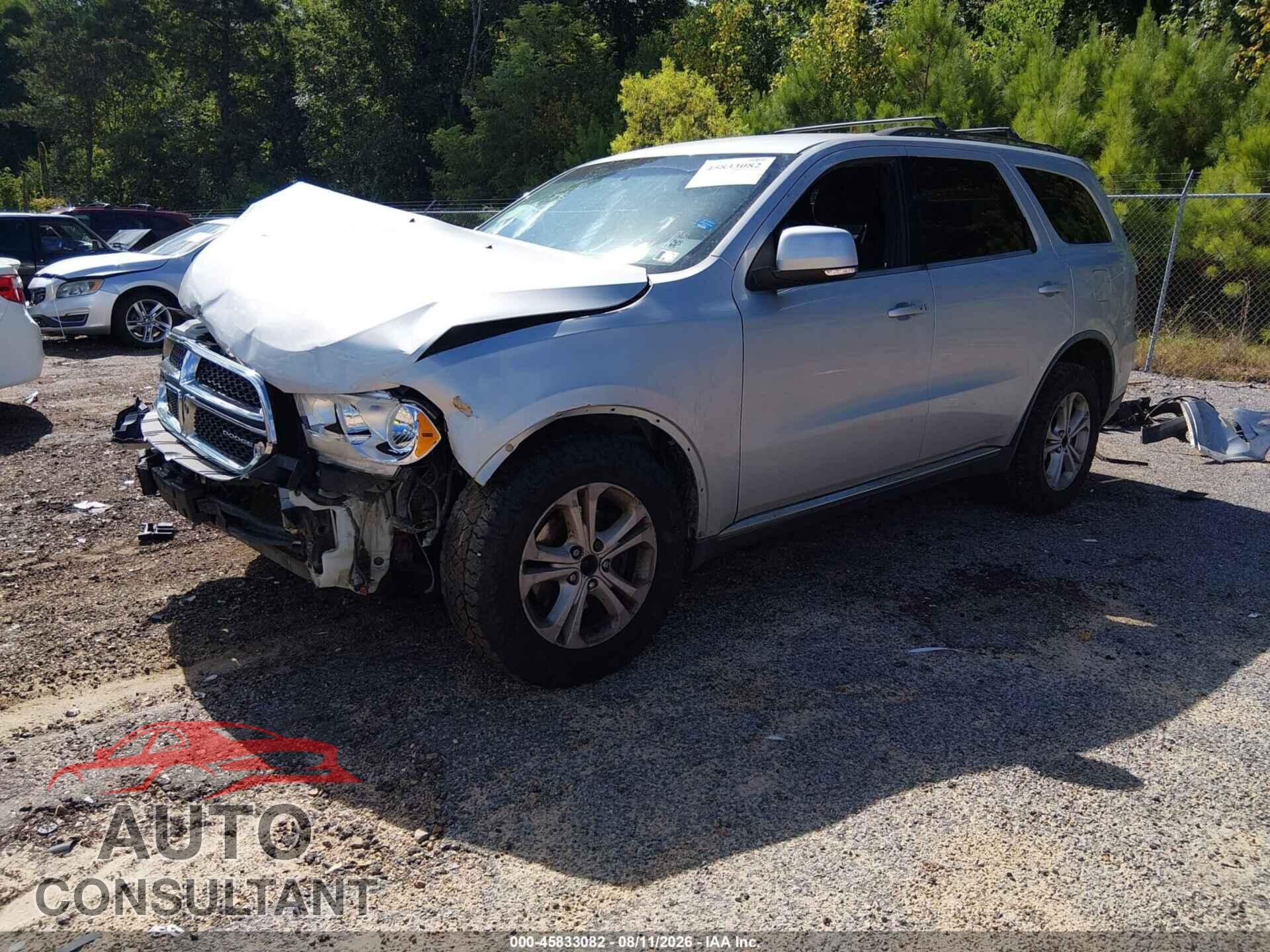 DODGE DURANGO 2012 - 1C4RDJDG6CC107565