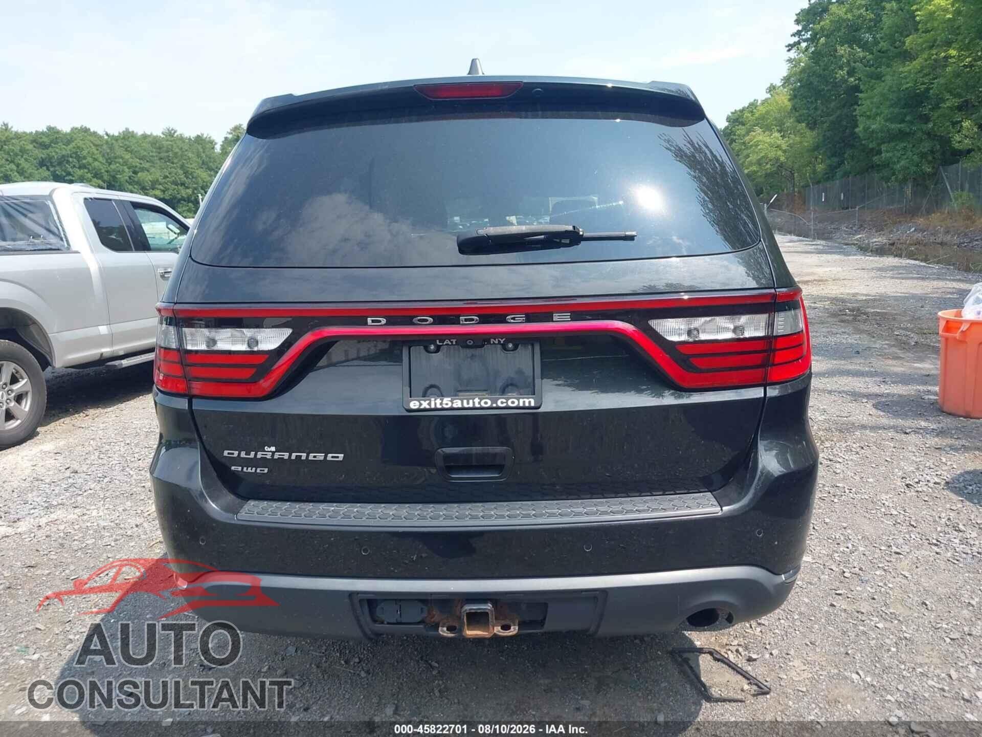 DODGE DURANGO 2015 - 1C4RDJAG8FC709909