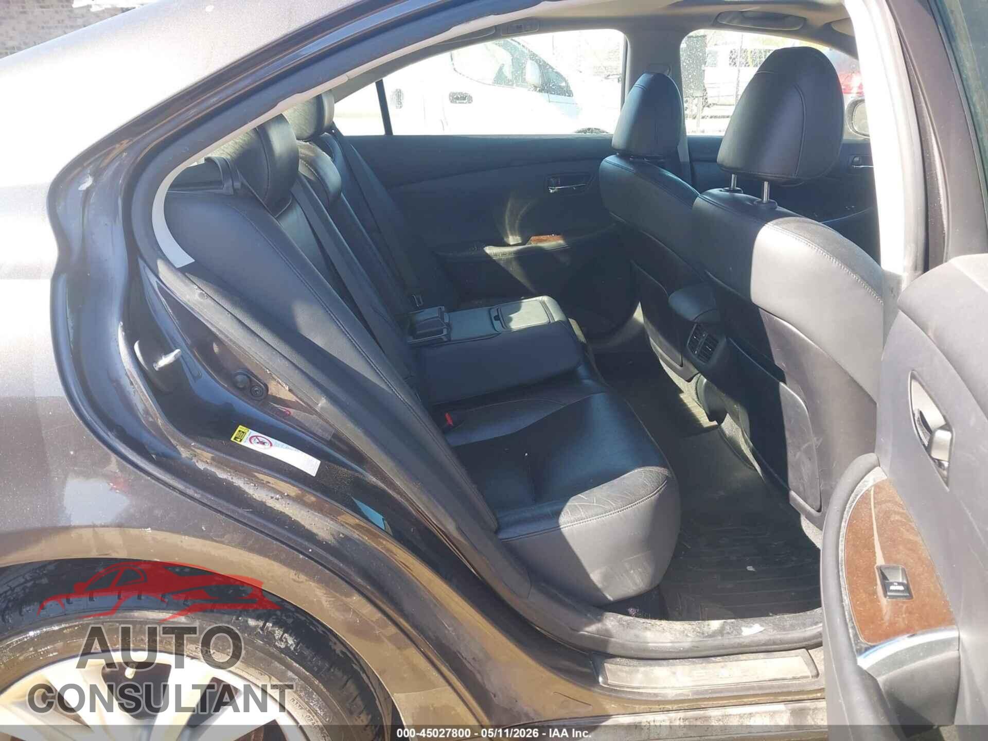LEXUS ES 350 2012 - JTHBK1EG3C2492495