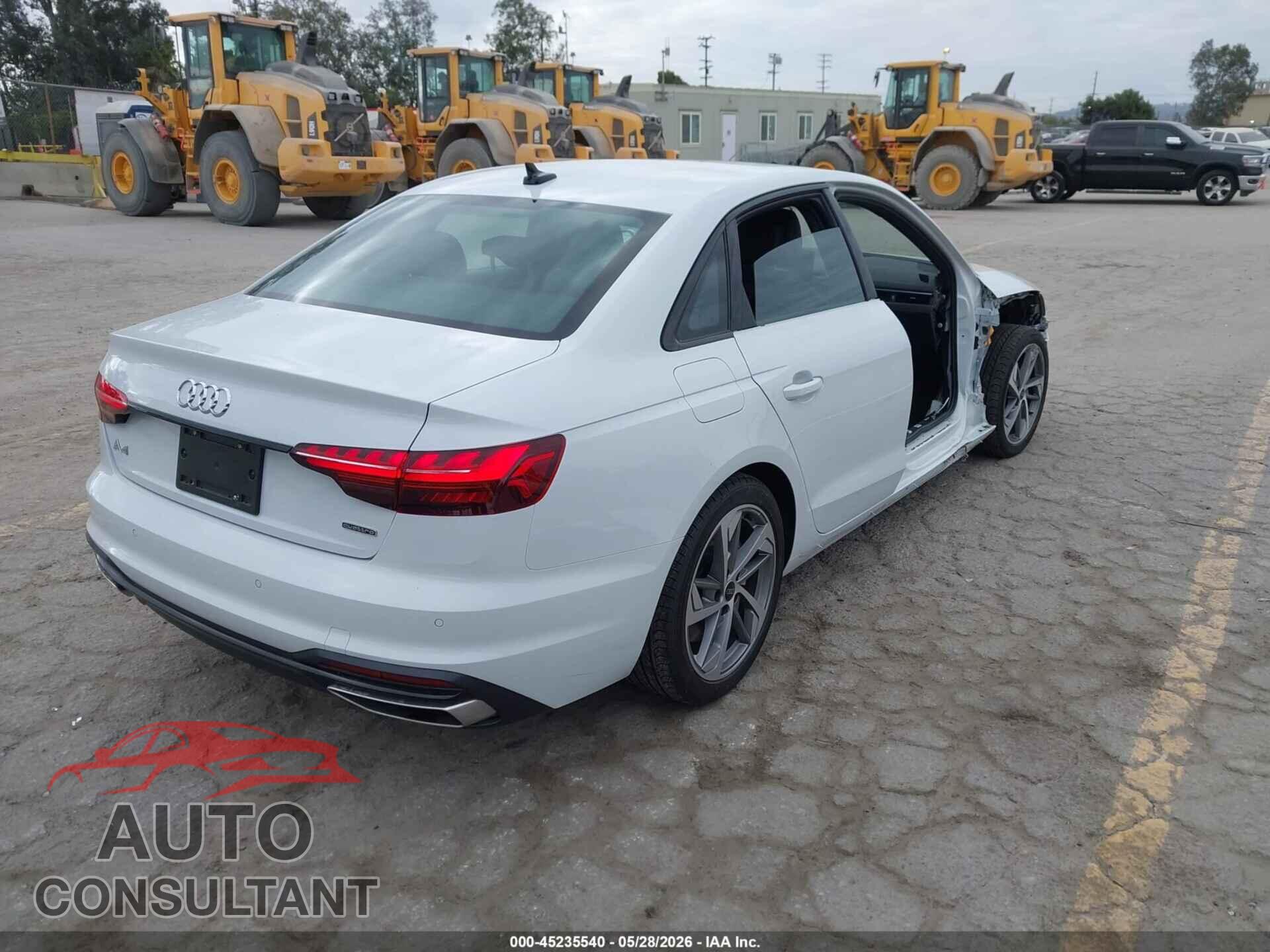 AUDI A4 2025 - WAUDAAF42SN003502