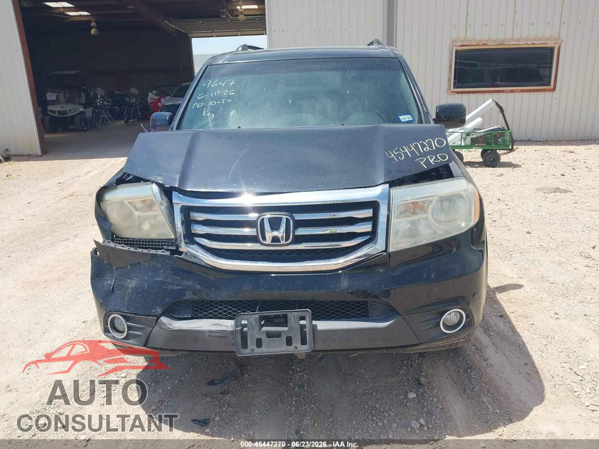 HONDA PILOT 2012 - 5FNYF4H96CB069647