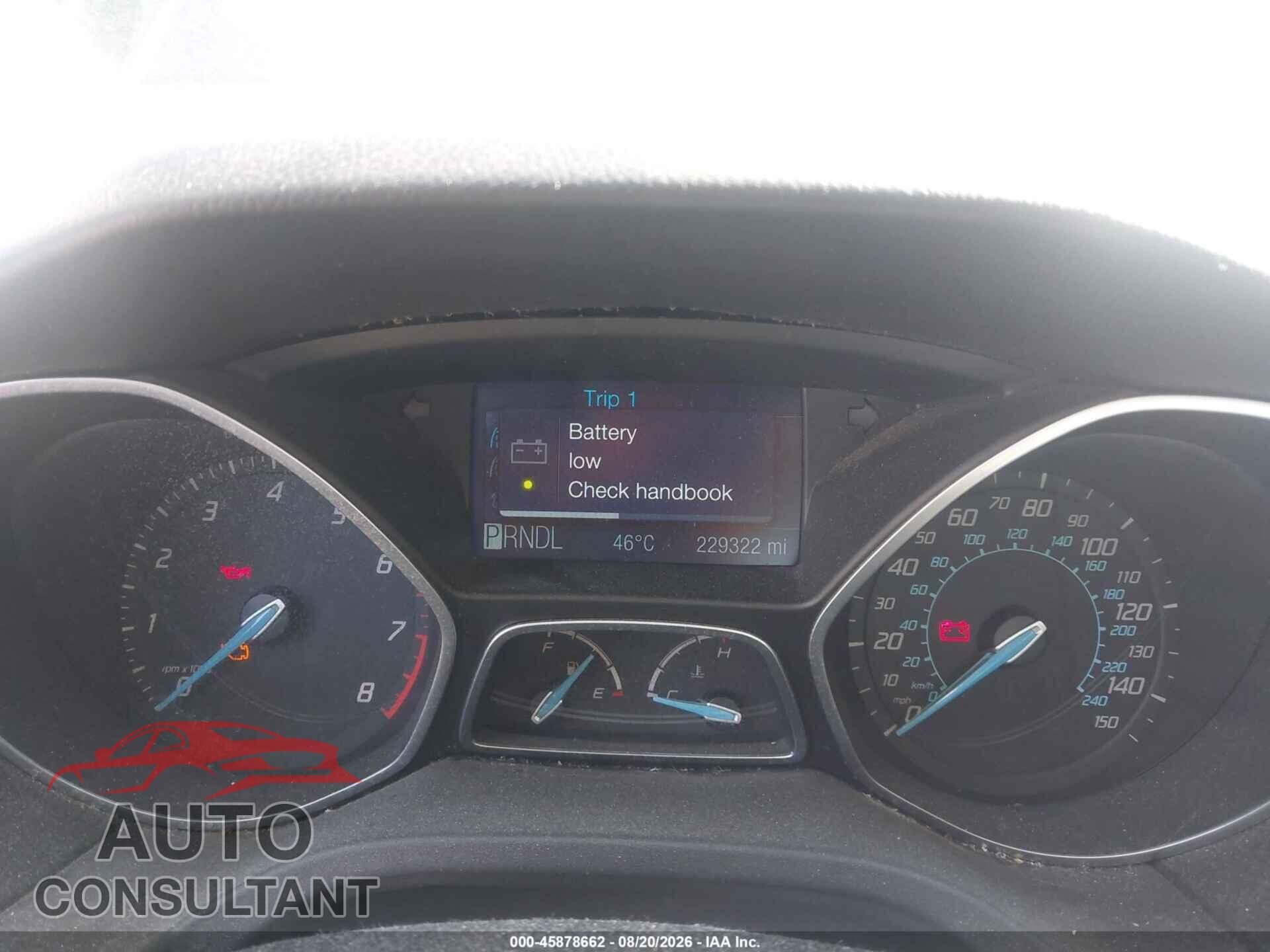 FORD FOCUS 2012 - 1FAHP3F20CL129907