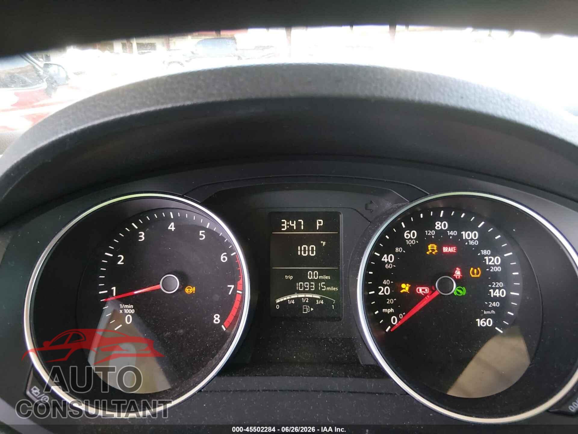VOLKSWAGEN JETTA 2017 - 3VW2B7AJ9HM399869