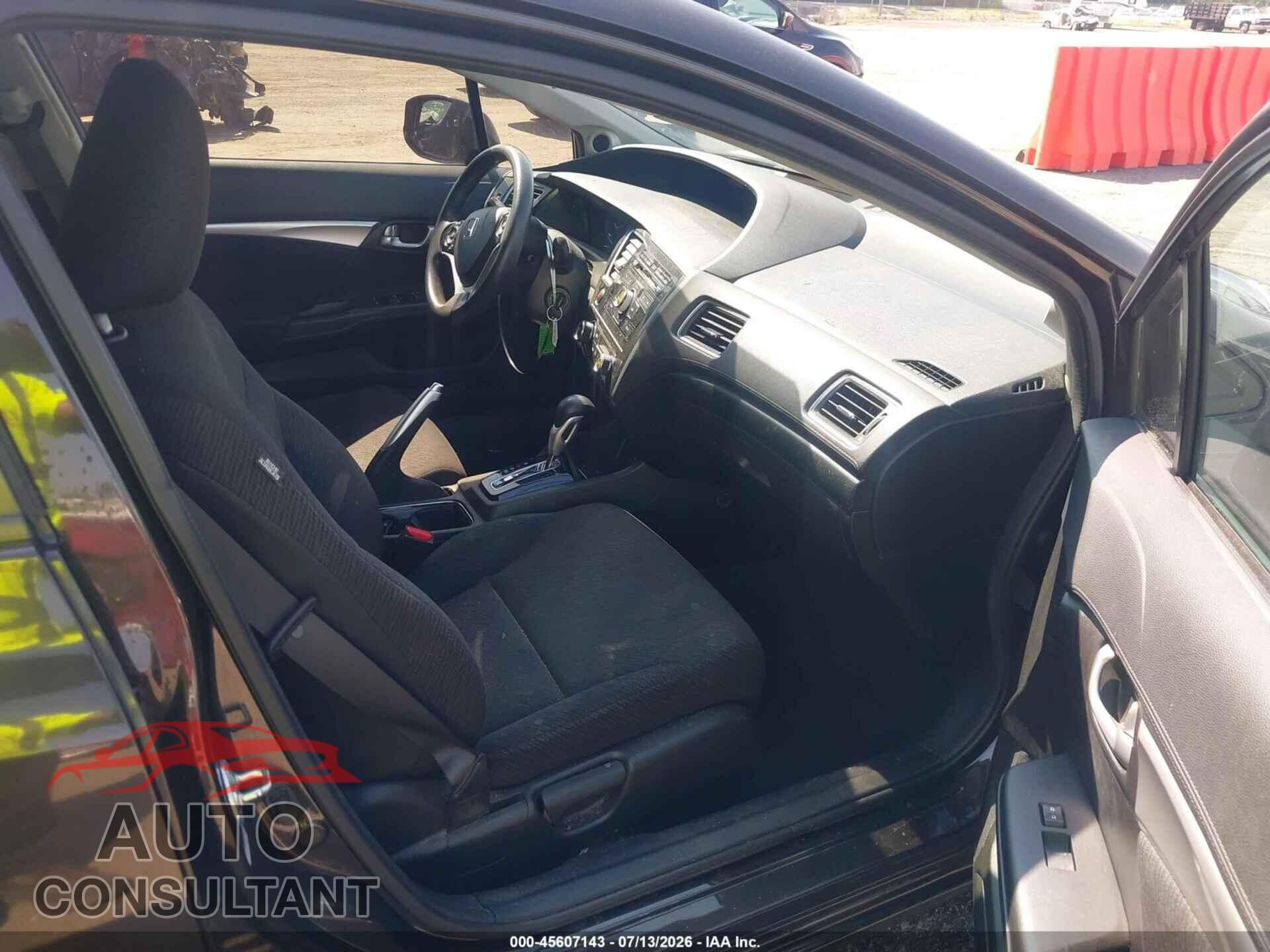 HONDA CIVIC 2013 - 19XFB2F84DE012808