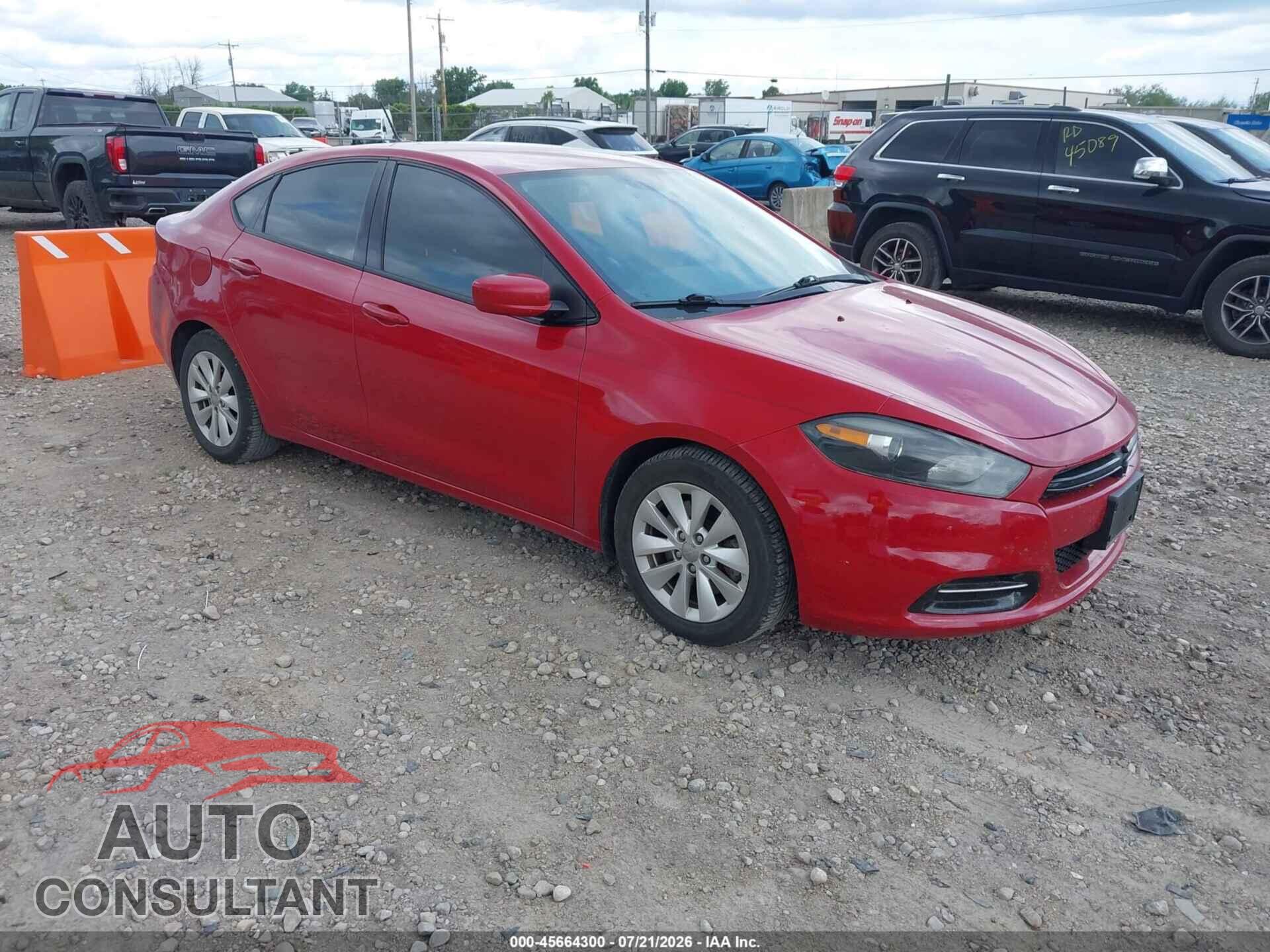 DODGE DART 2014 - 1C3CDFBB1ED913549