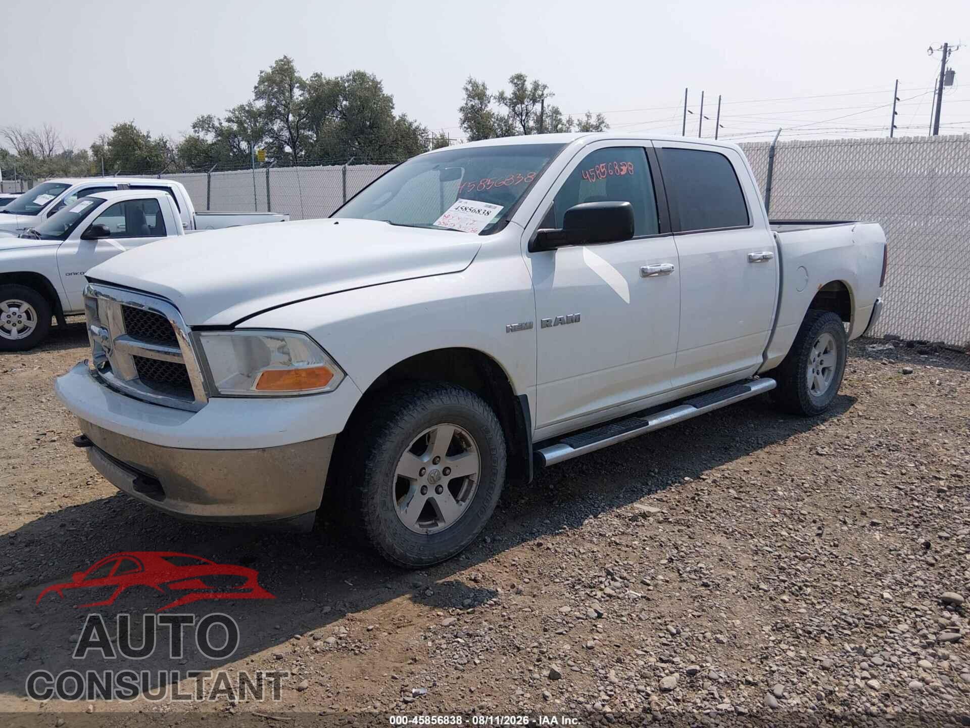DODGE RAM 1500 2010 - 1D7RV1CT6AS125164