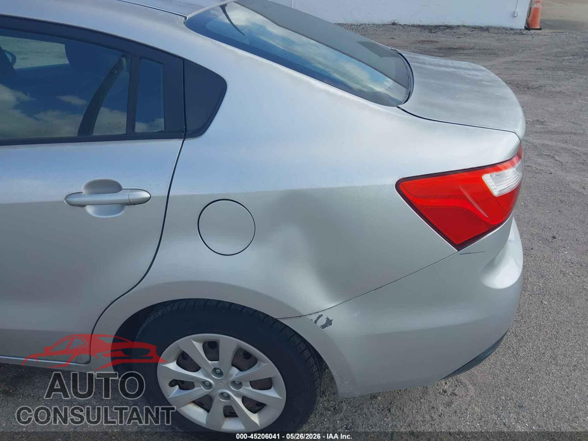 KIA RIO 2013 - KNADM4A34D6179312