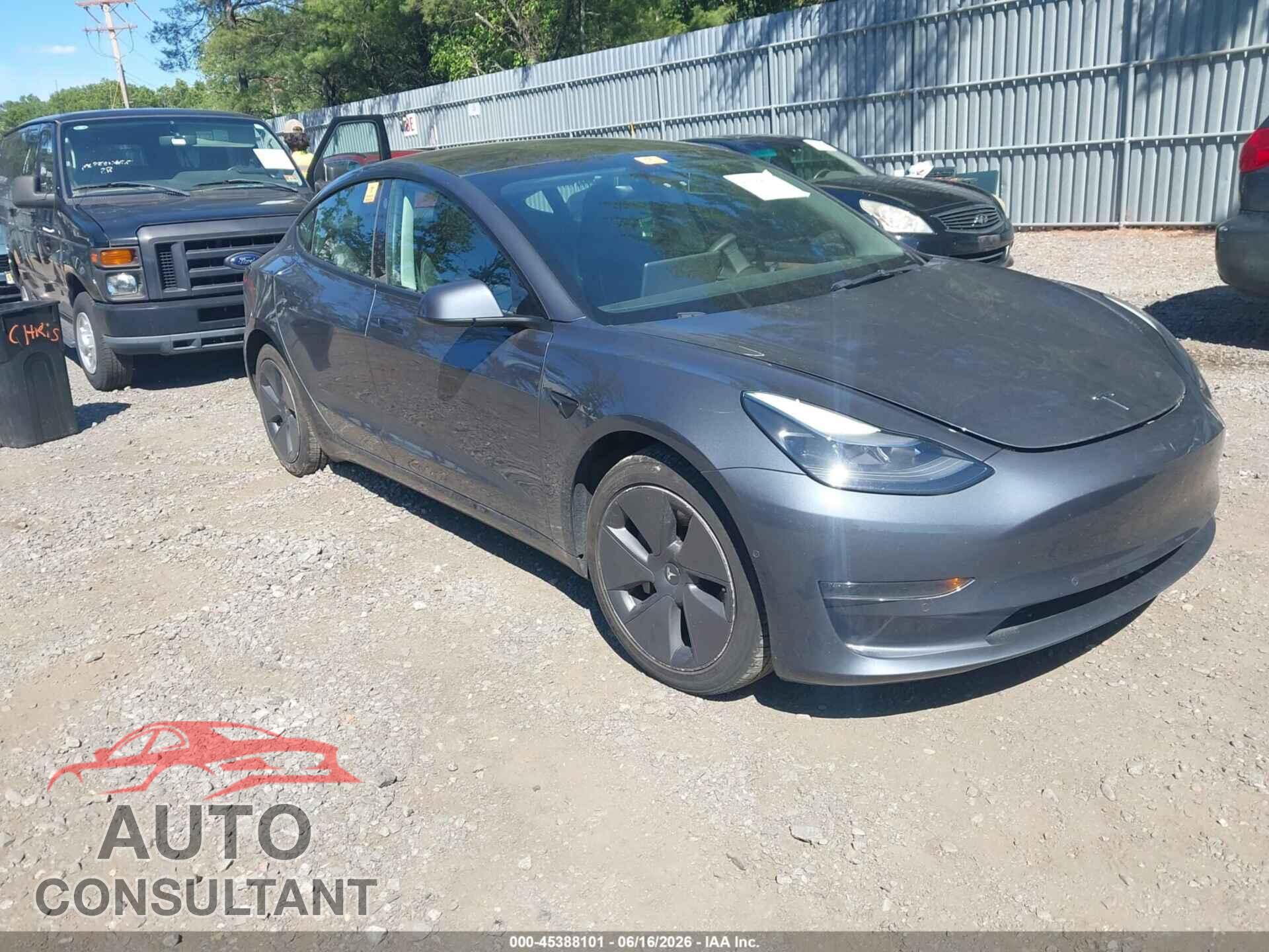 TESLA MODEL 3 2022 - 5YJ3E1EB7NF320729