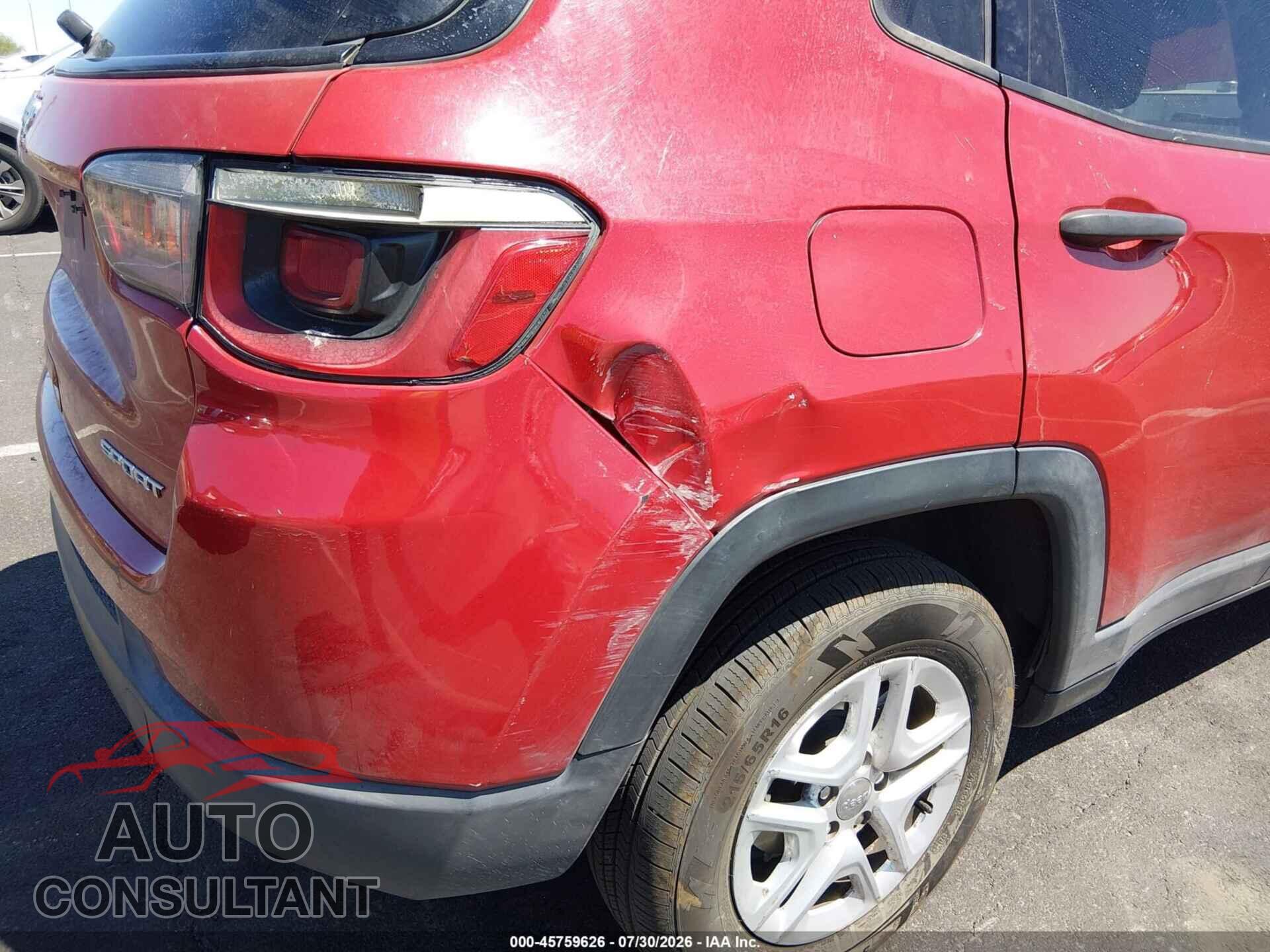 JEEP NEW COMPASS 2017 - 3C4NJDAB5HT660897