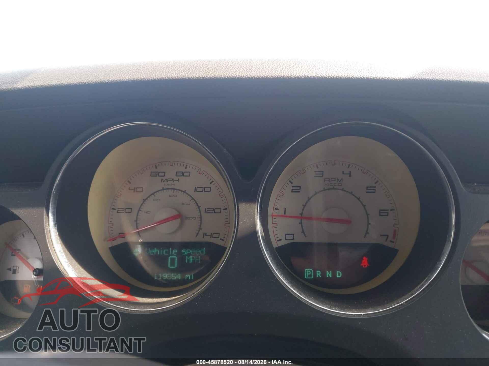 DODGE CHALLENGER 2012 - 2C3CDYAG4CH243424