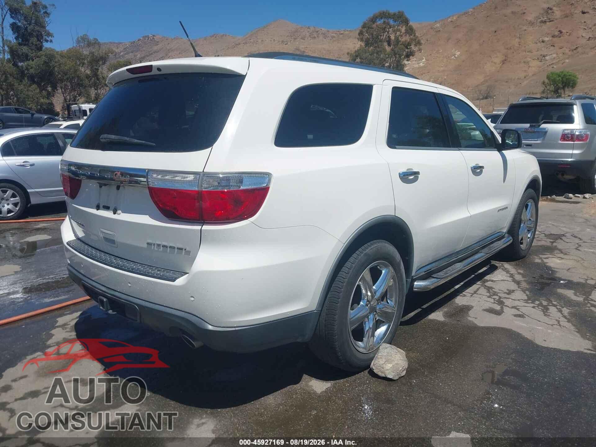 DODGE DURANGO 2011 - 1D4SD5GT4BC708511