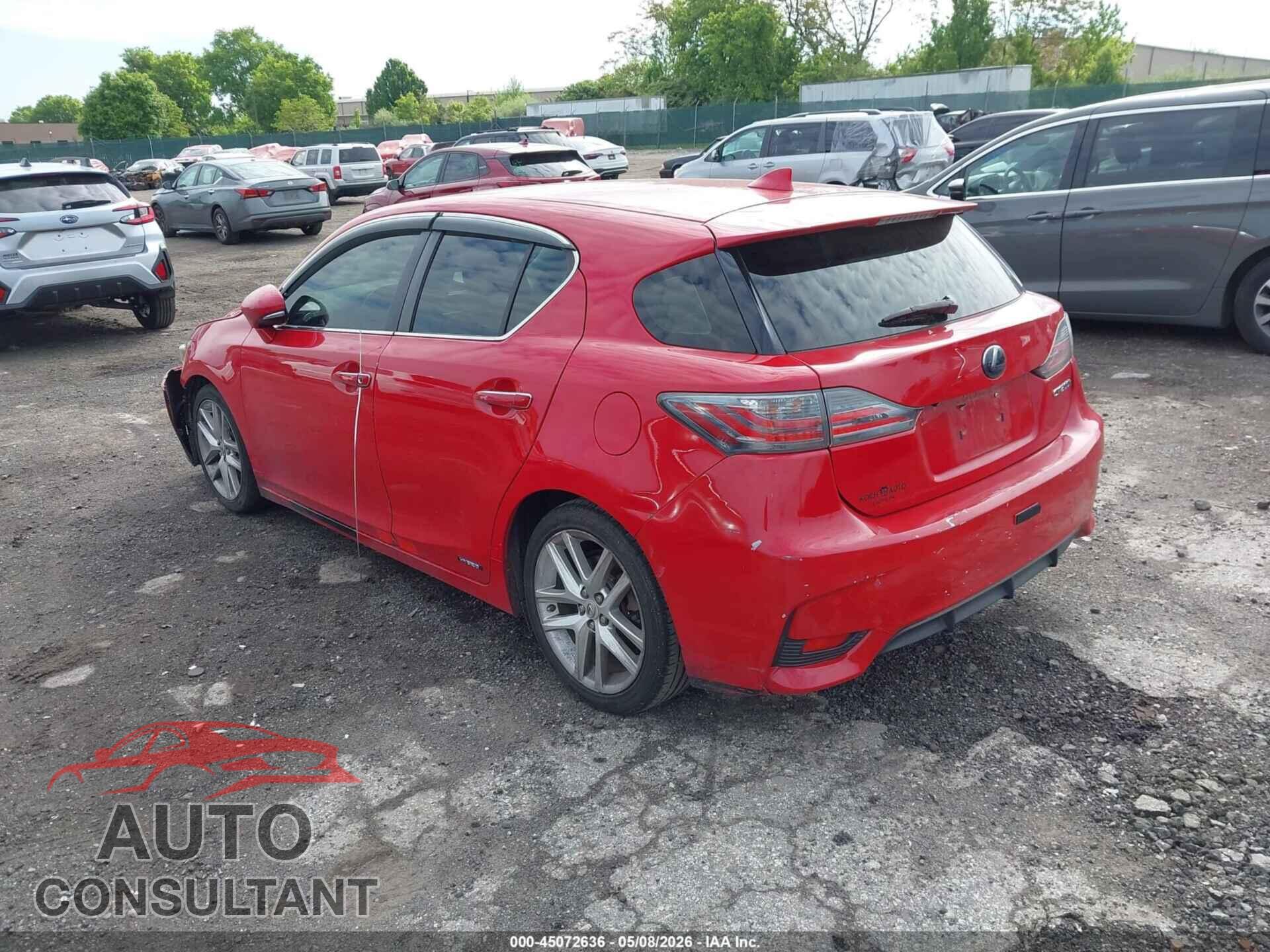 LEXUS CT 200H 2014 - JTHKD5BH4E2194331