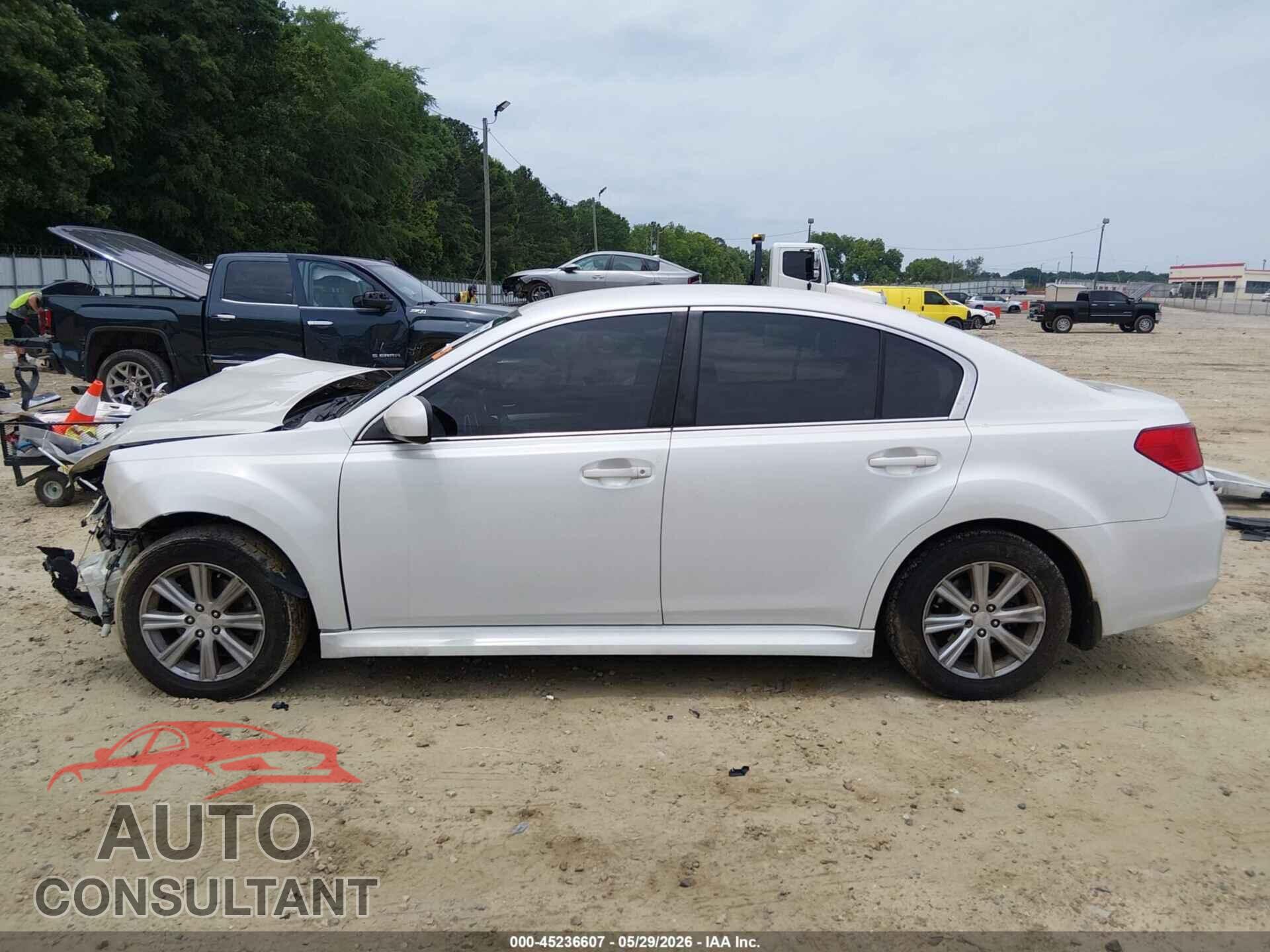 SUBARU LEGACY 2012 - 4S3BMBA62C3036030