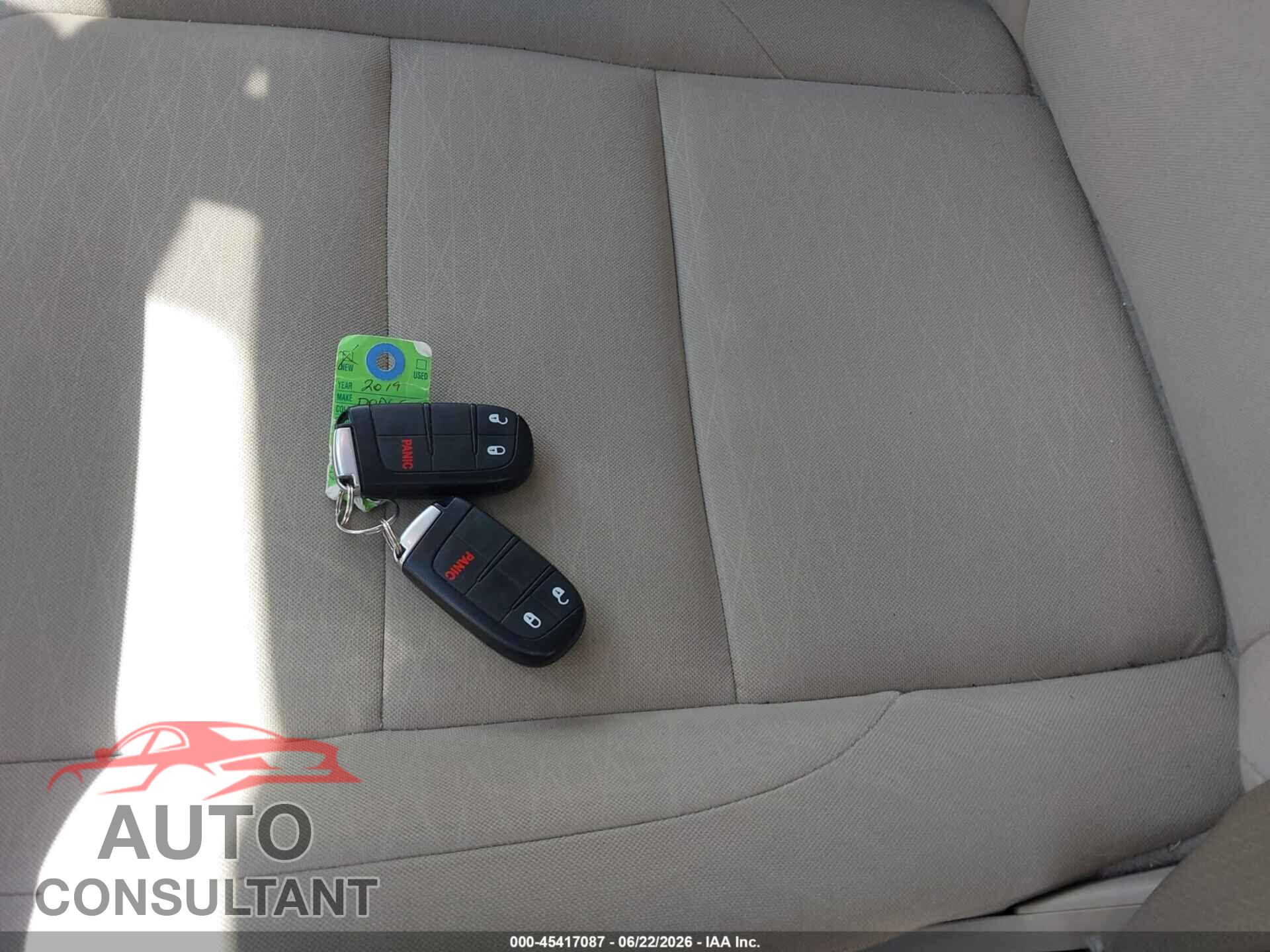 DODGE DURANGO 2019 - 1C4RDJAG0KC839824