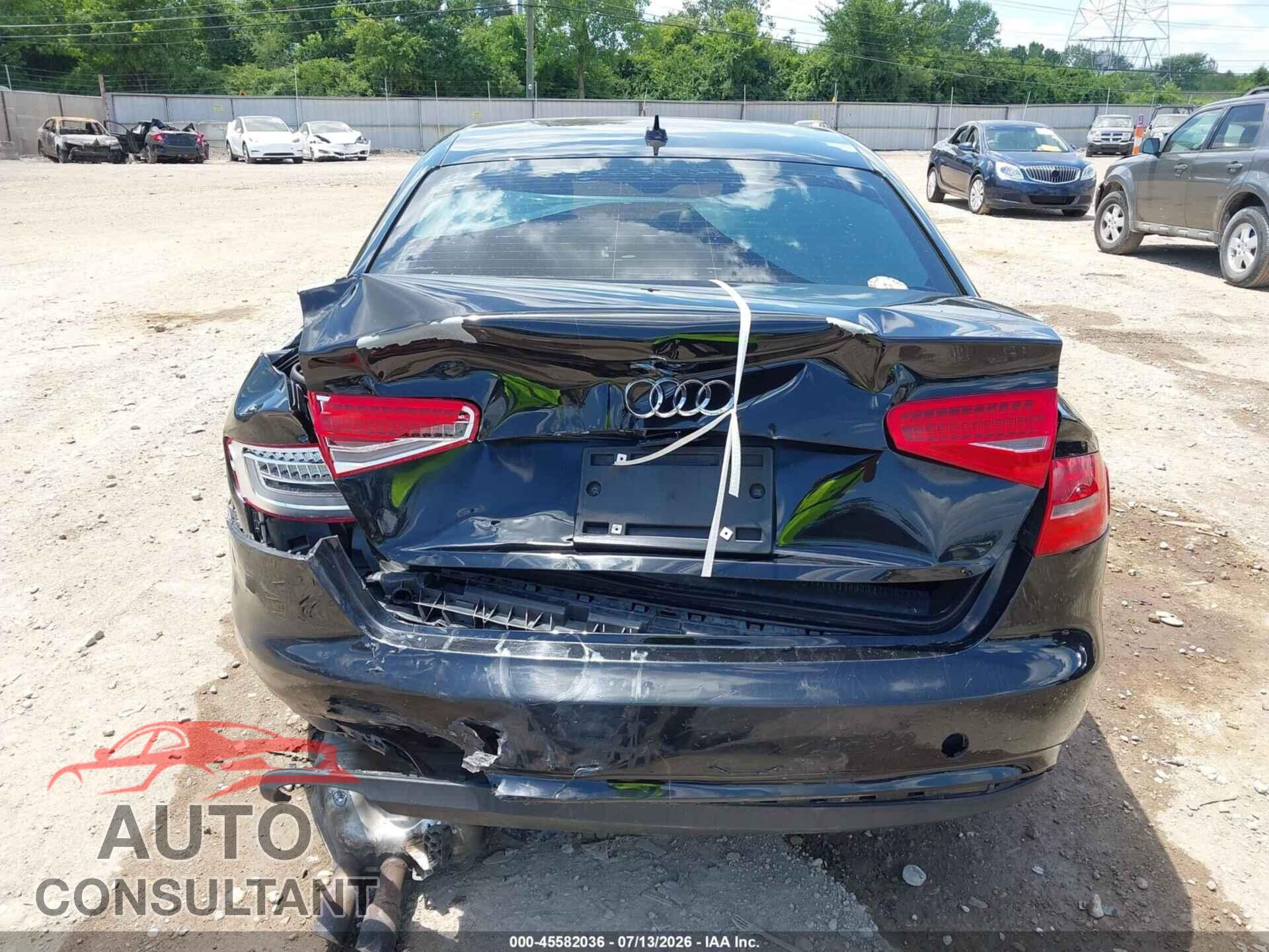 AUDI A4 2013 - WAUDFAFL3DN049366