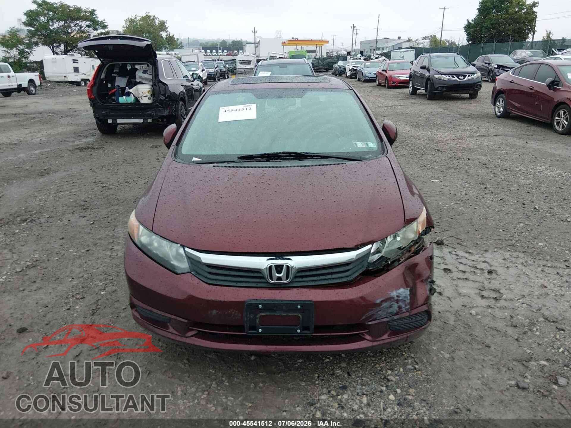 HONDA CIVIC 2012 - 2HGFB2F88CH600912