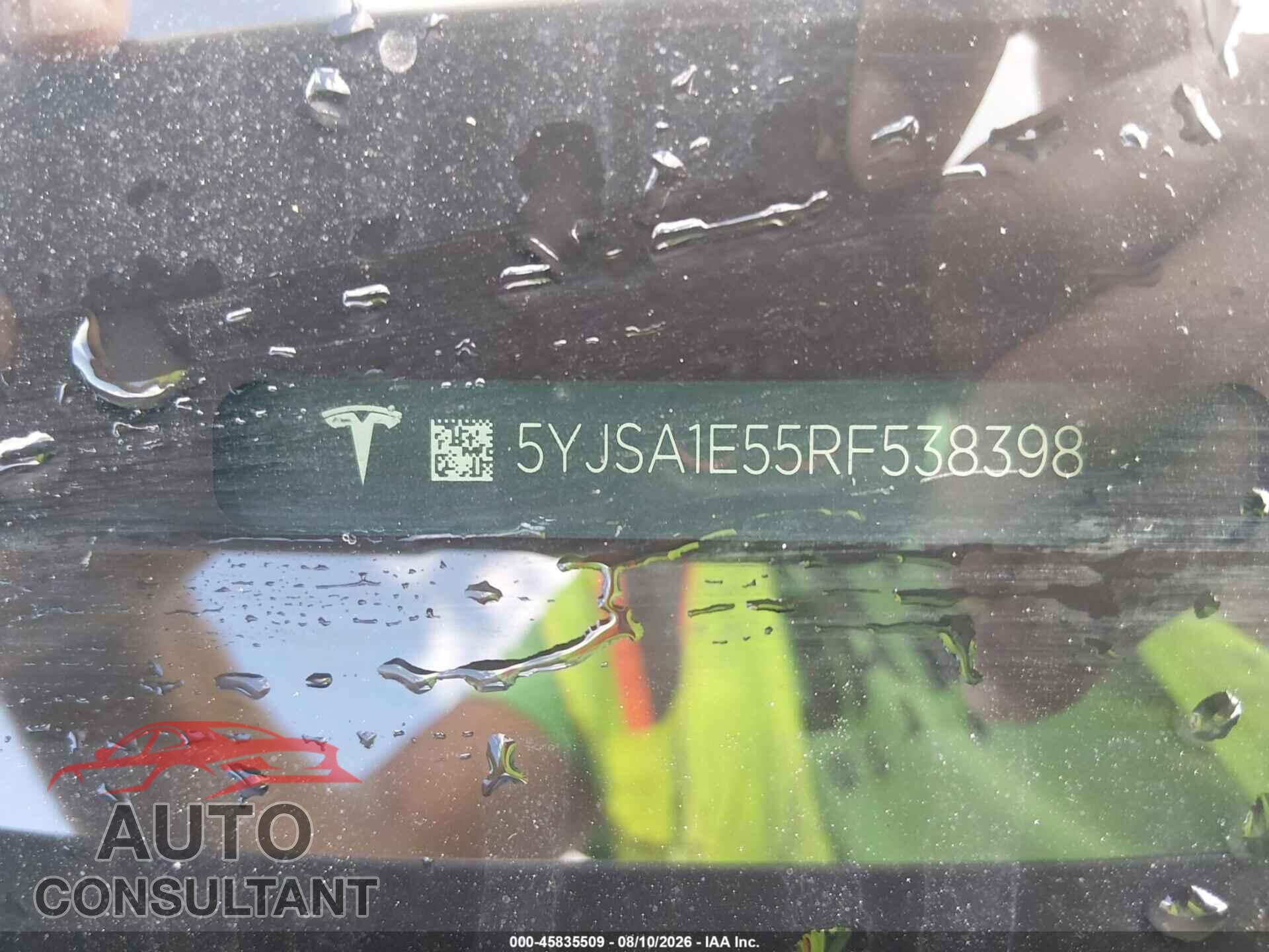 TESLA MODEL S 2024 - 5YJSA1E55RF538398