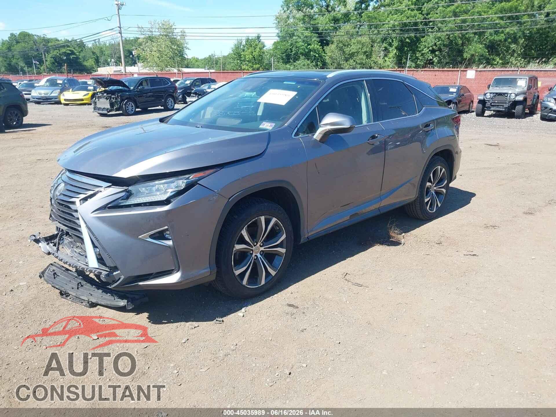 LEXUS RX 350 2017 - 2T2BZMCA4HC087232
