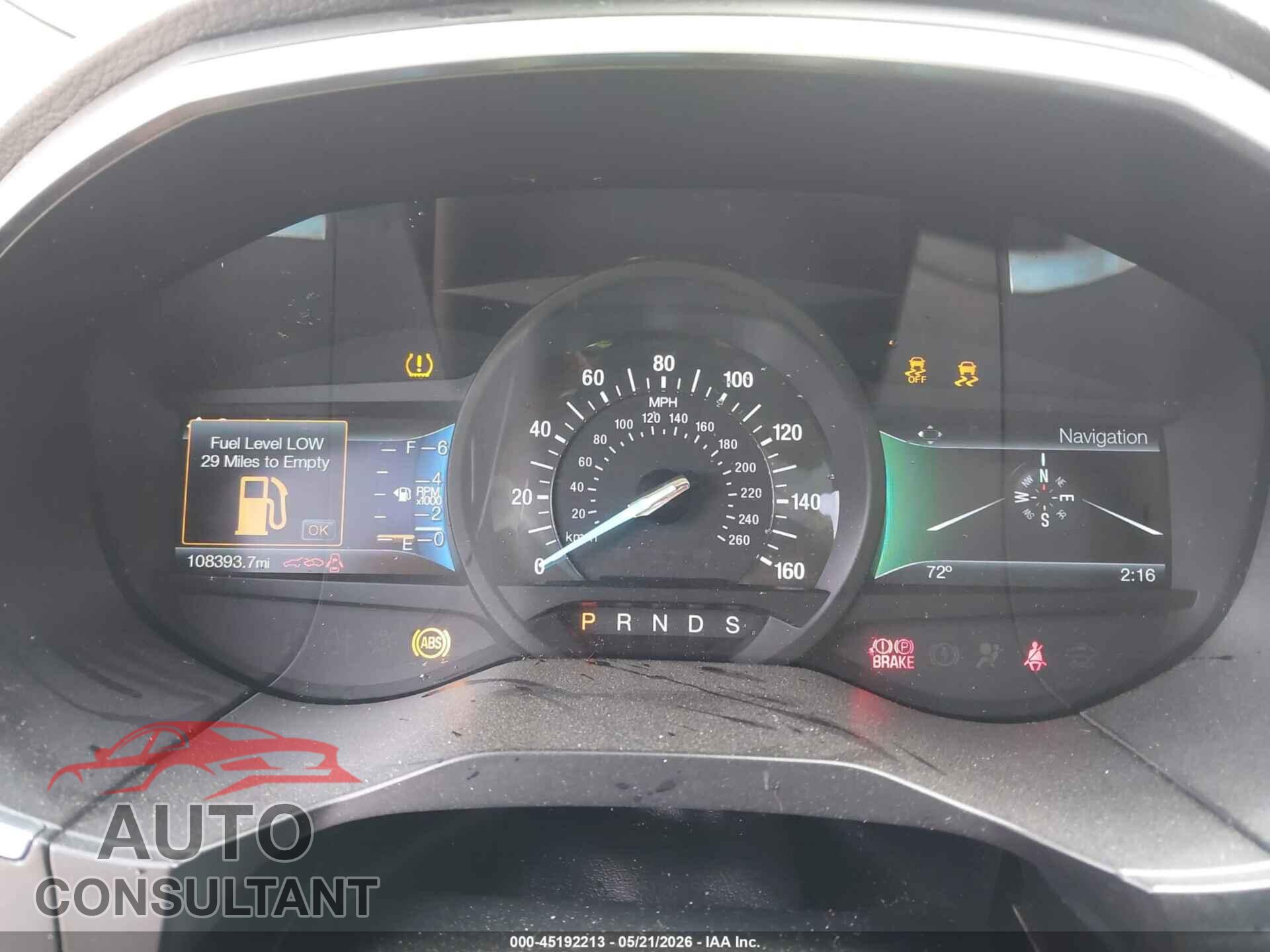 FORD EDGE 2017 - 2FMPK4K87HBB72342