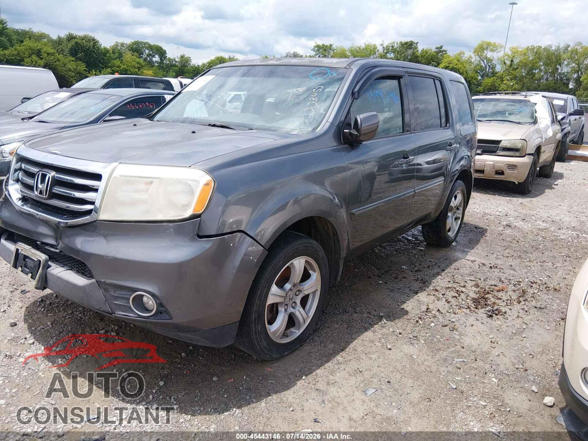 HONDA PILOT 2012 - 5FNYF3H54CB003458