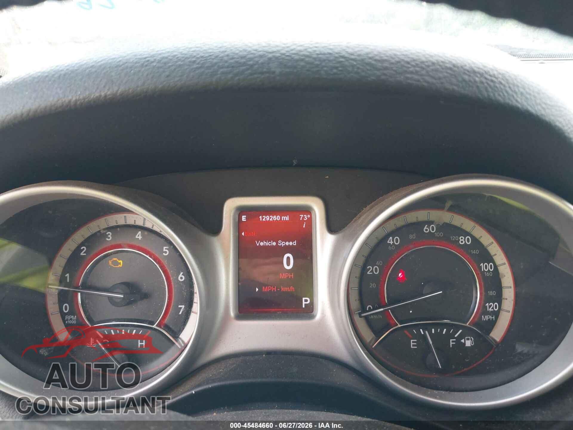 DODGE JOURNEY 2012 - 3C4PDCDG1CT146944
