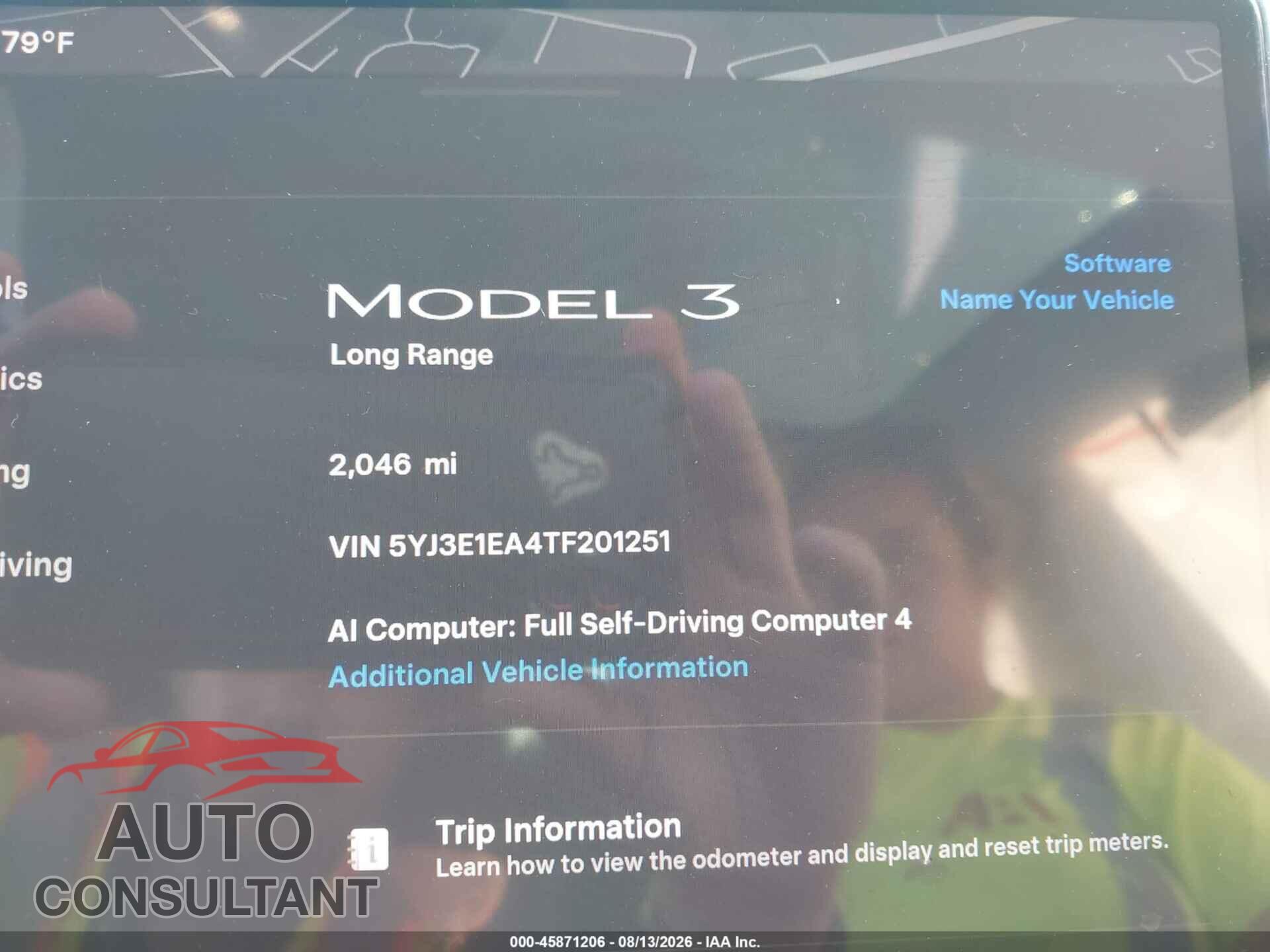 TESLA MODEL 3 2026 - 5YJ3E1EA4TF201251