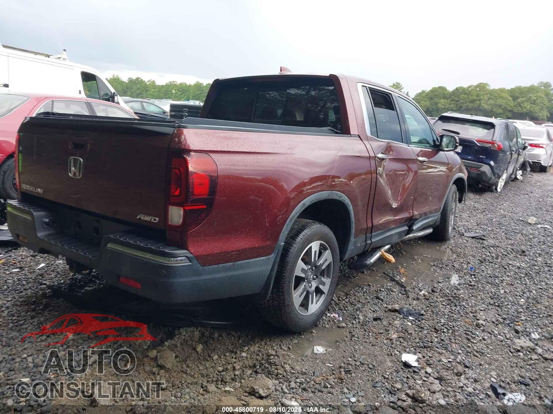 HONDA RIDGELINE 2017 - 5FPYK3F70HB037976