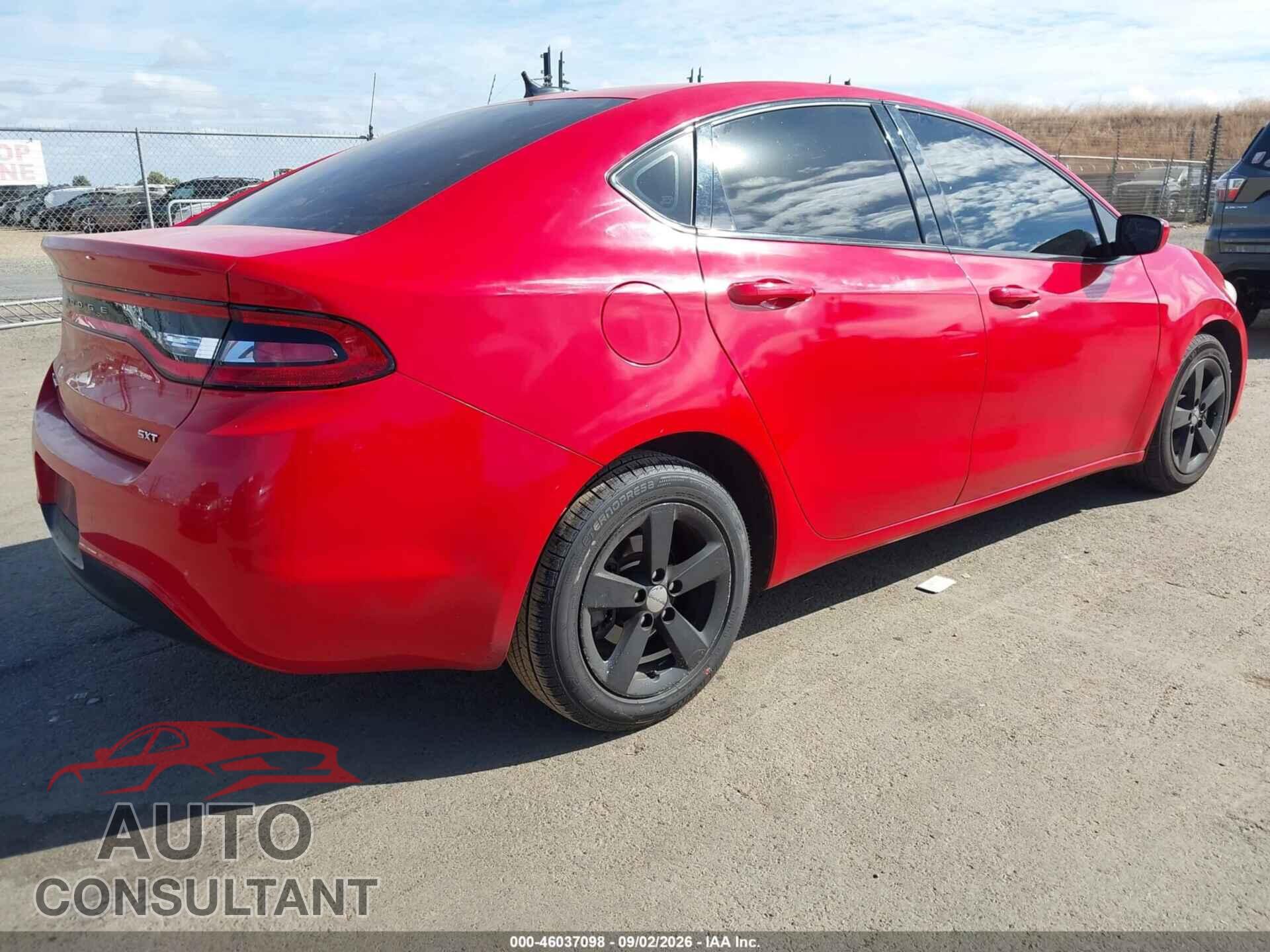 DODGE DART 2016 - 1C3CDFFA4GD820352