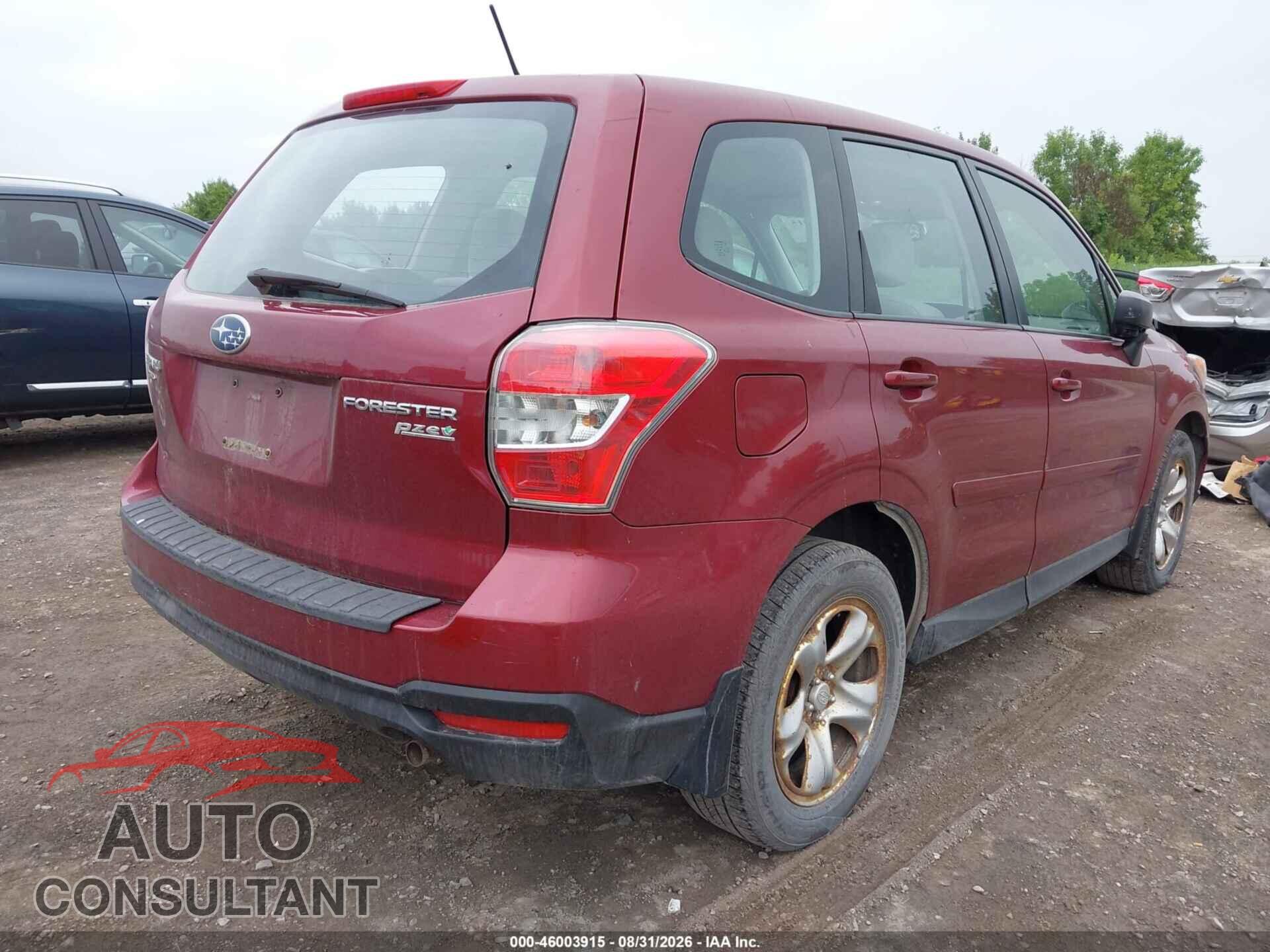 SUBARU FORESTER 2014 - JF2SJAAC8EH417543