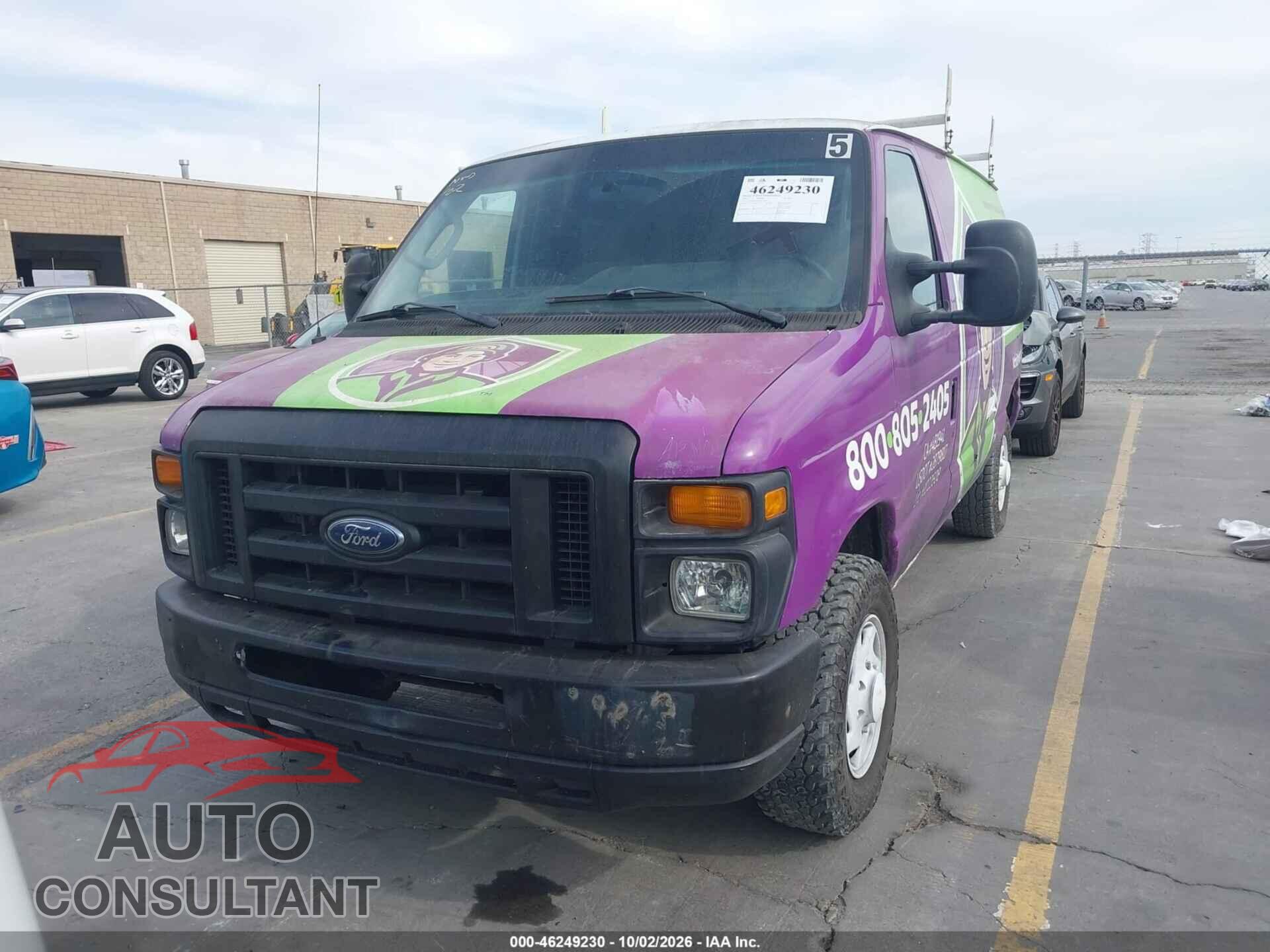 FORD E-250 2012 - 1FTNE2EL0CDB25292
