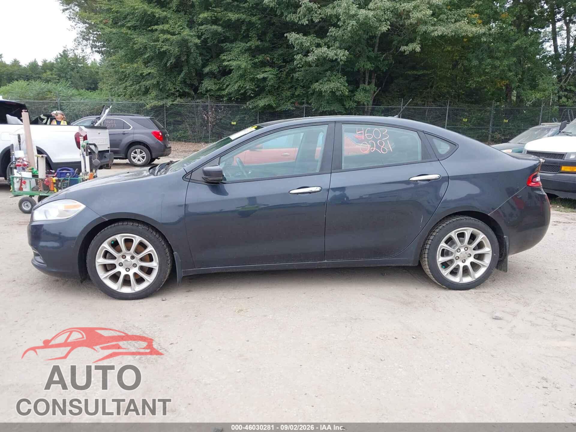 DODGE DART 2013 - 1C3CDFCA9DD268024