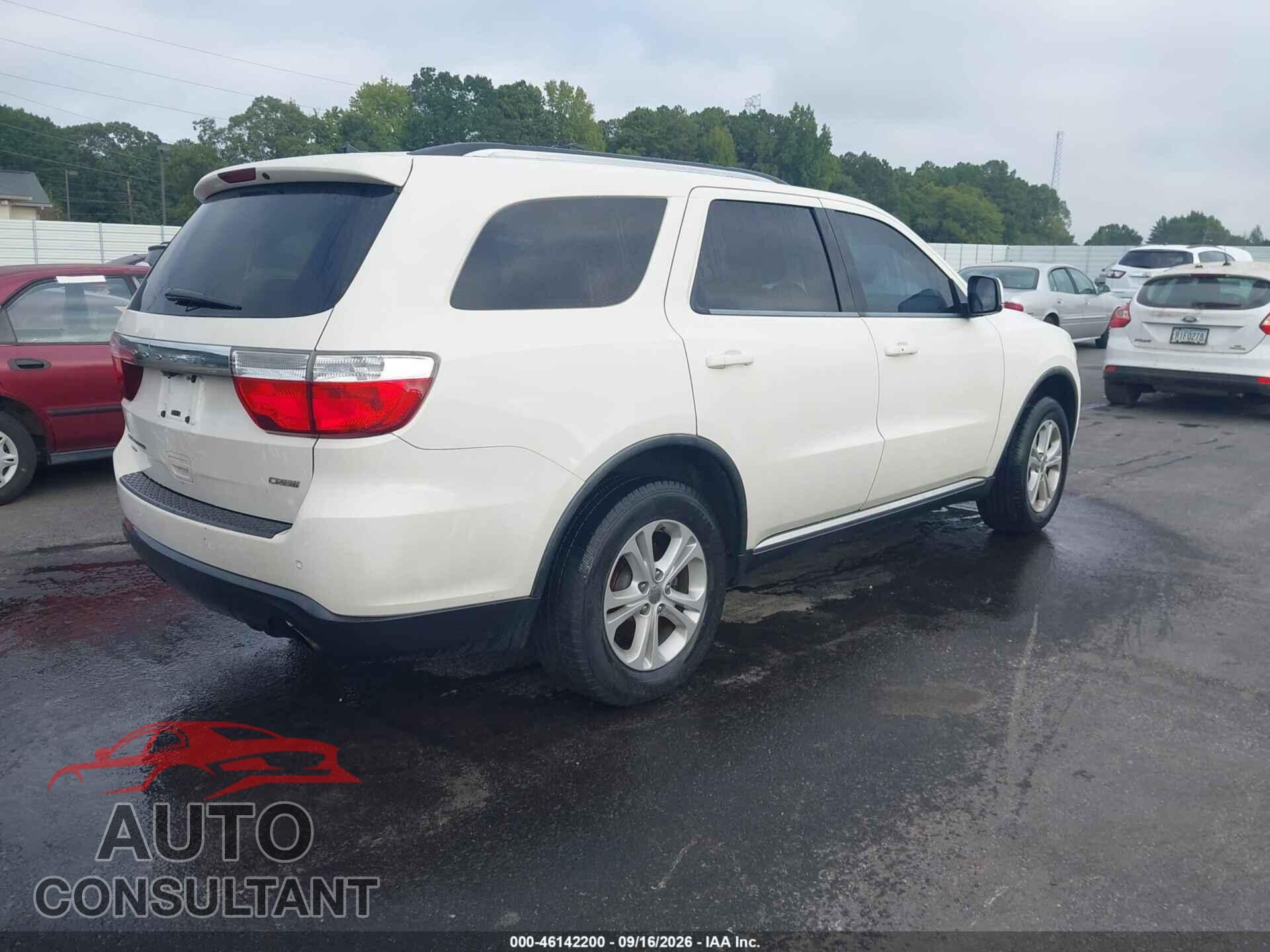 DODGE DURANGO 2011 - 1D4RE4GG4BC734213