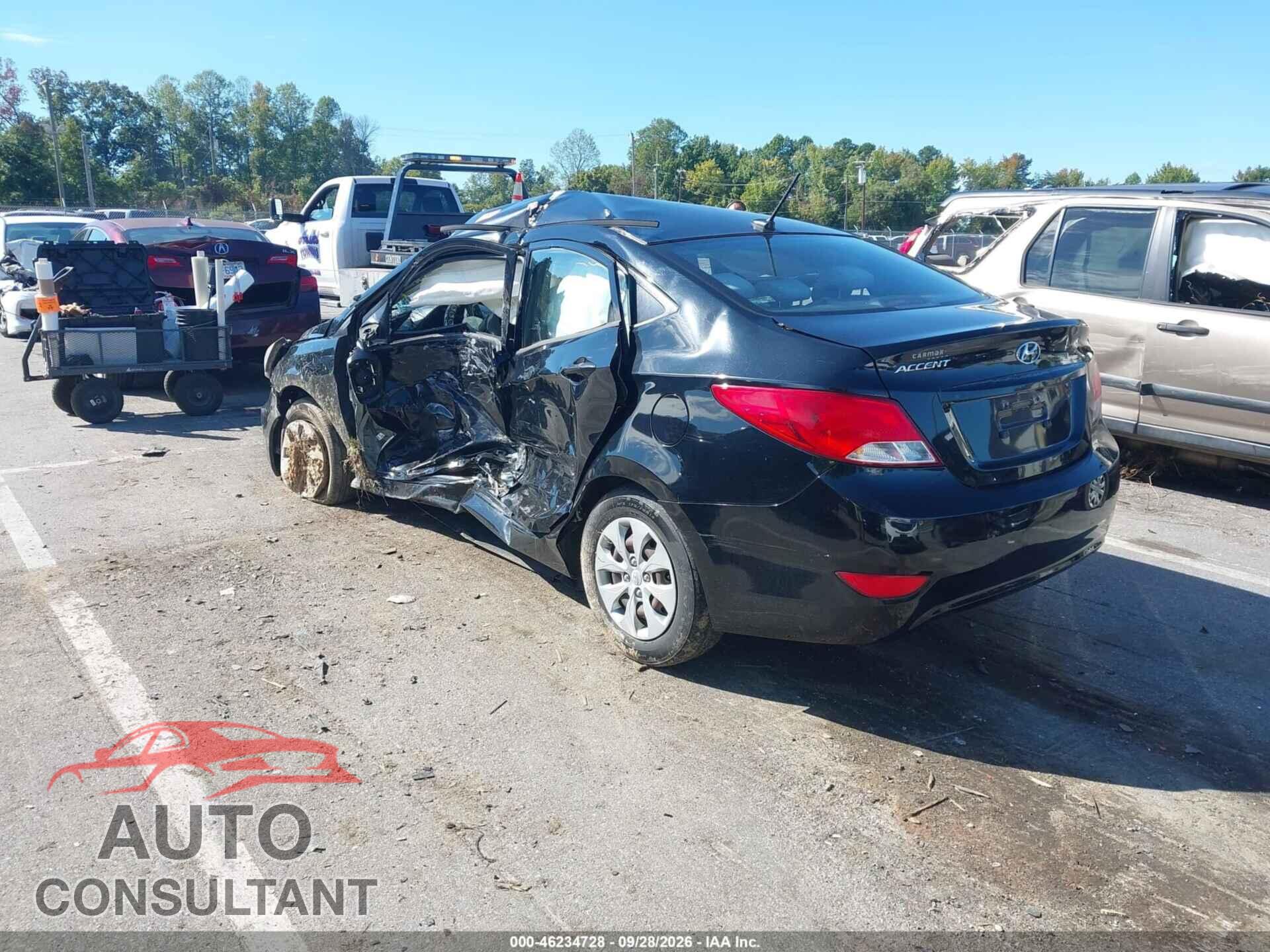 HYUNDAI ACCENT 2016 - KMHCT4AE7GU093605