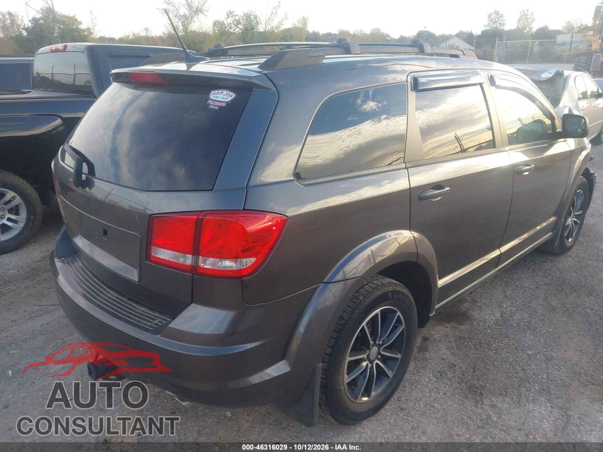 DODGE JOURNEY 2017 - 3C4PDDAGXHT567269