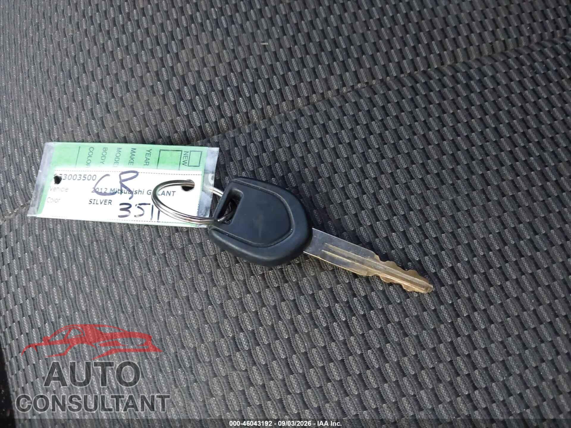 MITSUBISHI GALANT 2012 - 4A32B2FF1CE020501