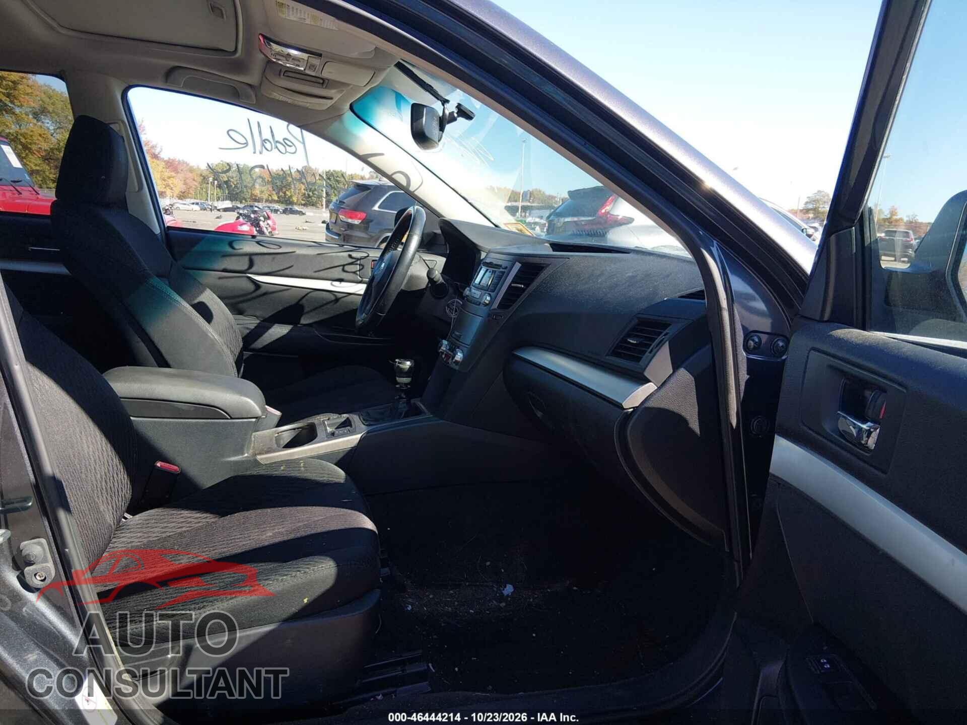 SUBARU OUTBACK 2012 - 4S4BRBGC4C1234923